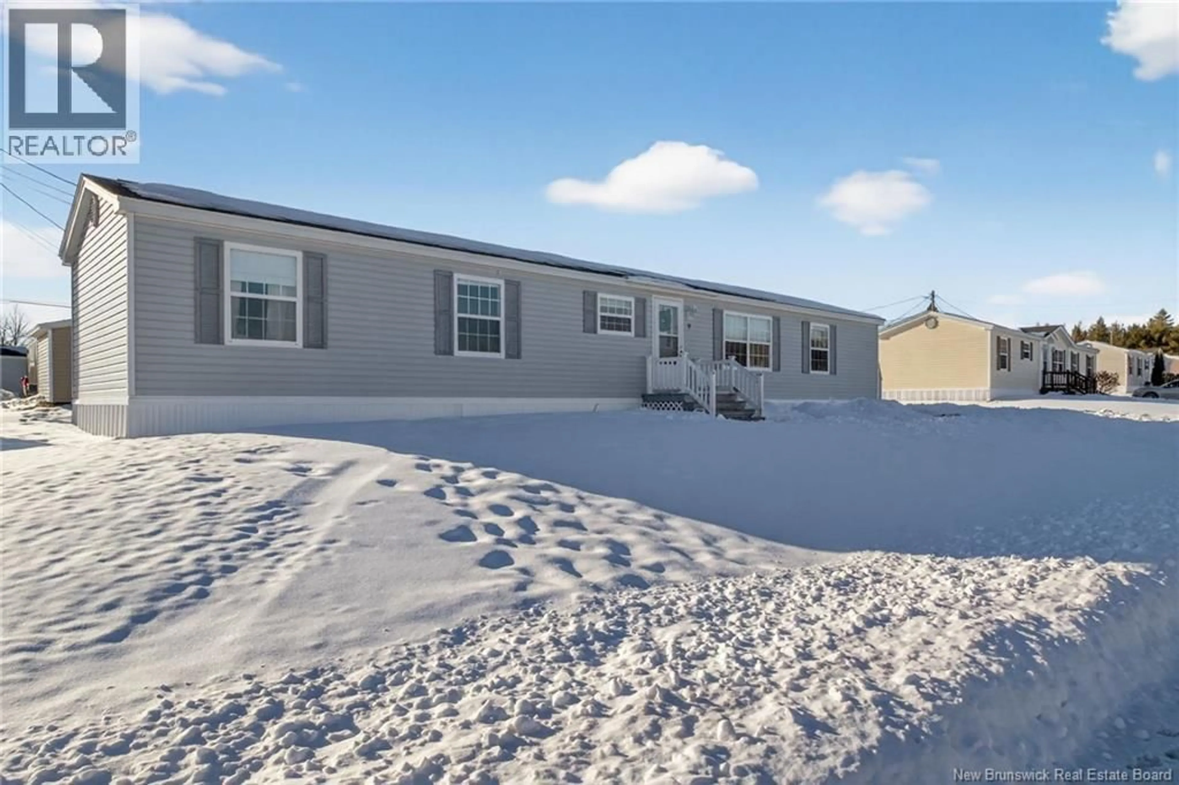 Home with vinyl exterior material, street for 9 BAYBERRY, Moncton New Brunswick E1H3R7