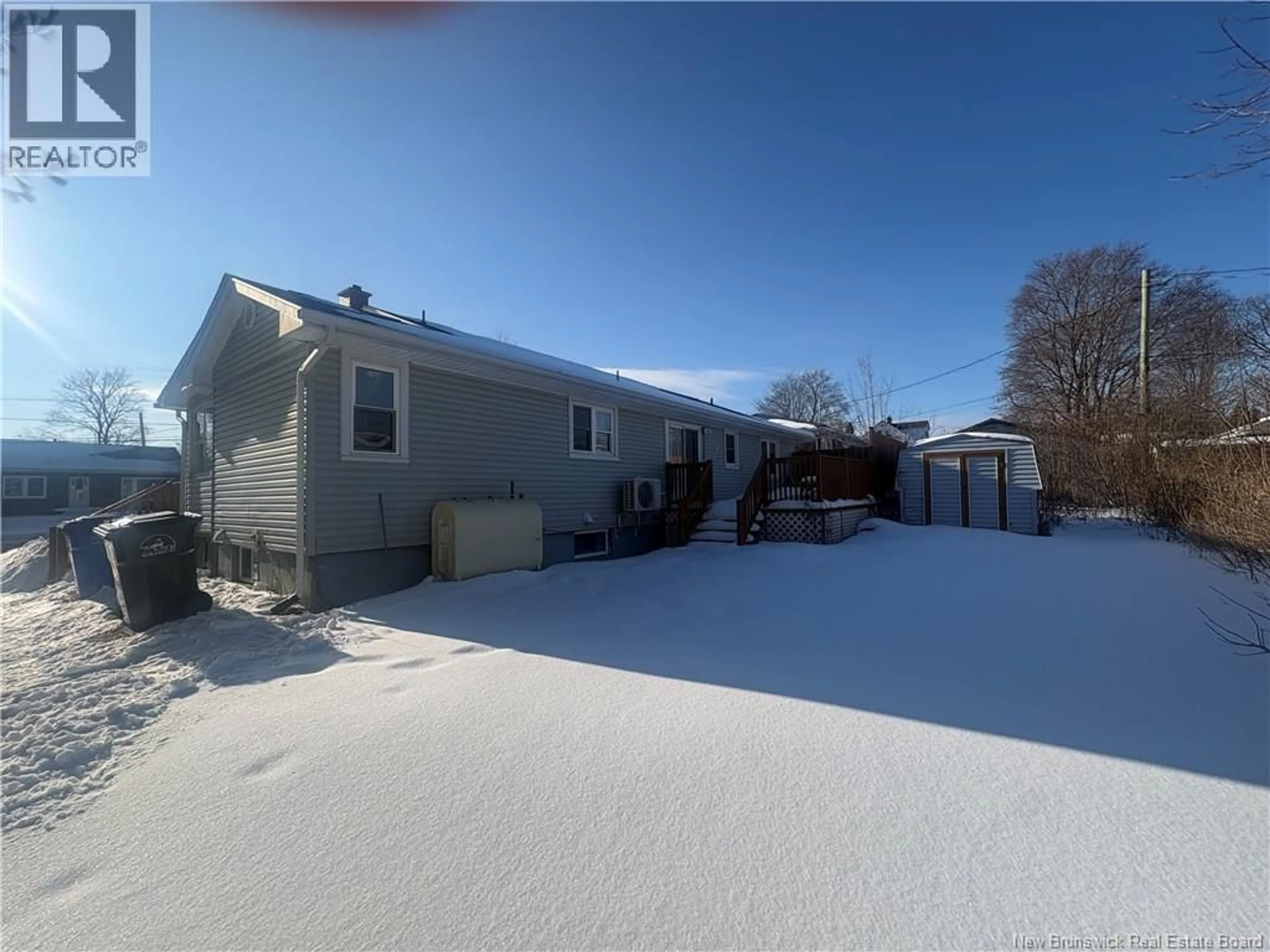 A pic from outside/outdoor area/front of a property/back of a property/a pic from drone, street for 346 RADIO STREET, Miramichi New Brunswick E1V2W6