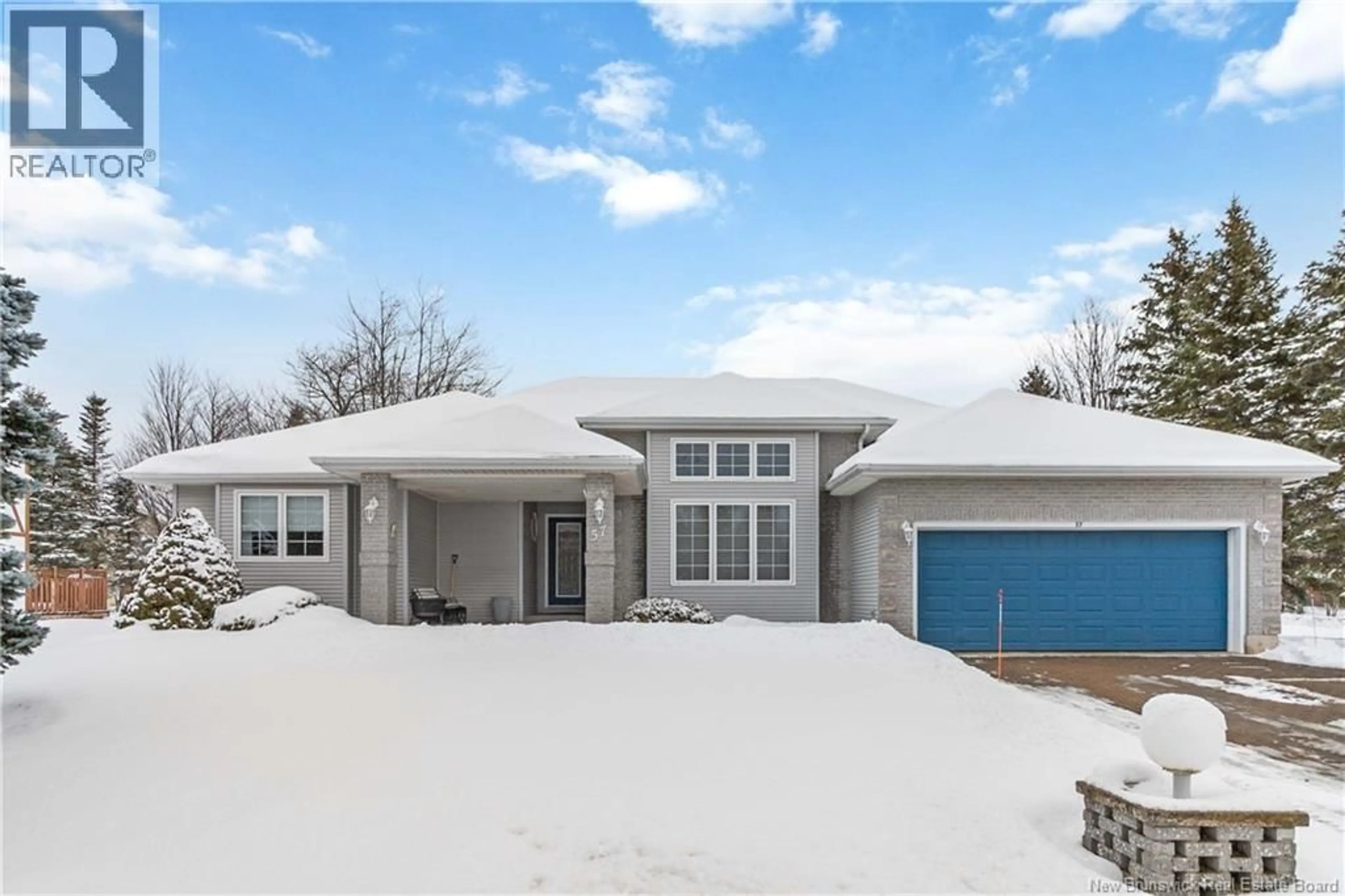 Home with brick exterior material, street for 57 CAMELOT DRIVE, Moncton New Brunswick E1A6P1