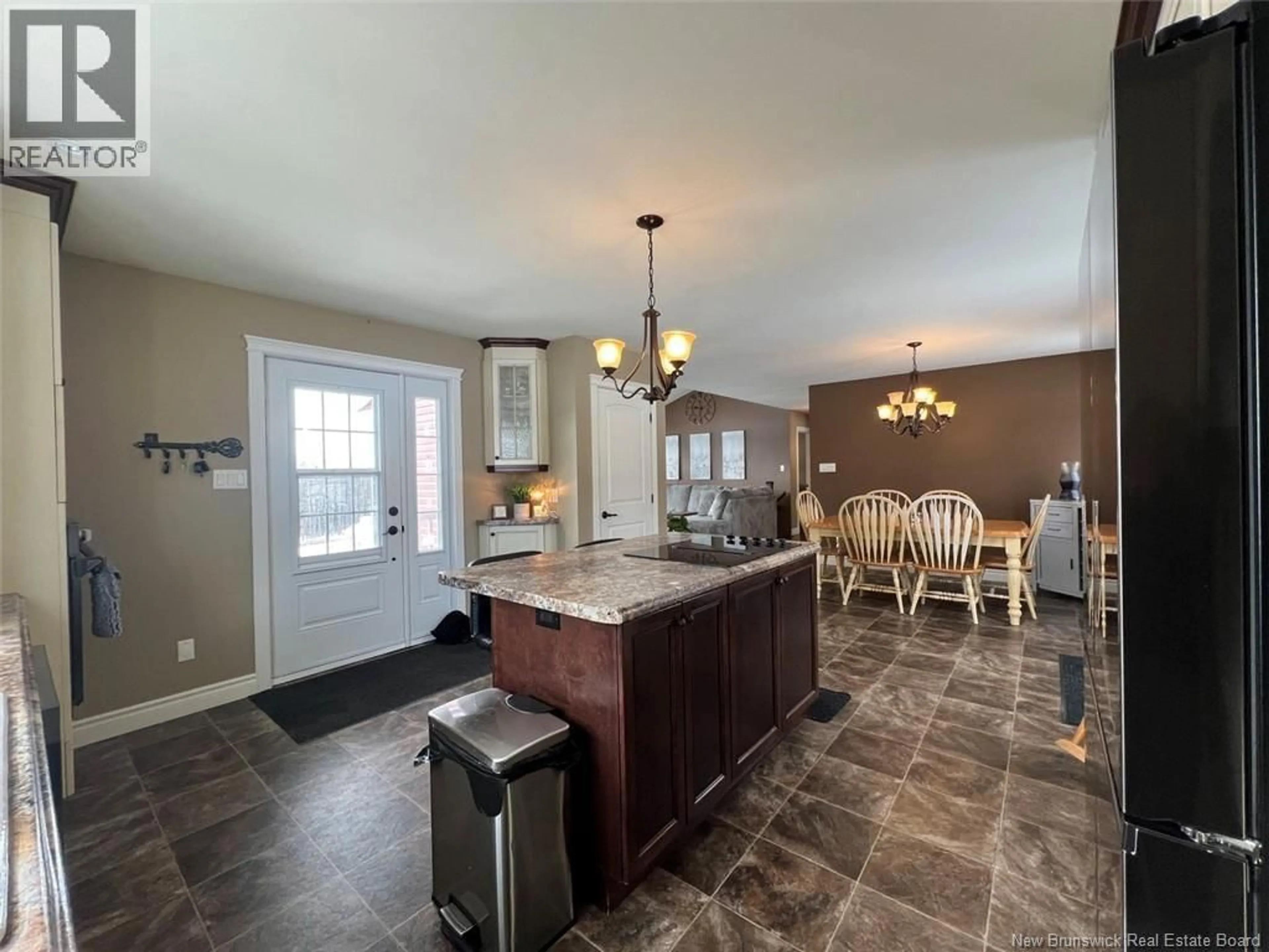 Open concept kitchen, ceramic/tile floor for 40 SOUCY ROAD, Rivière-Verte New Brunswick E7C3A6