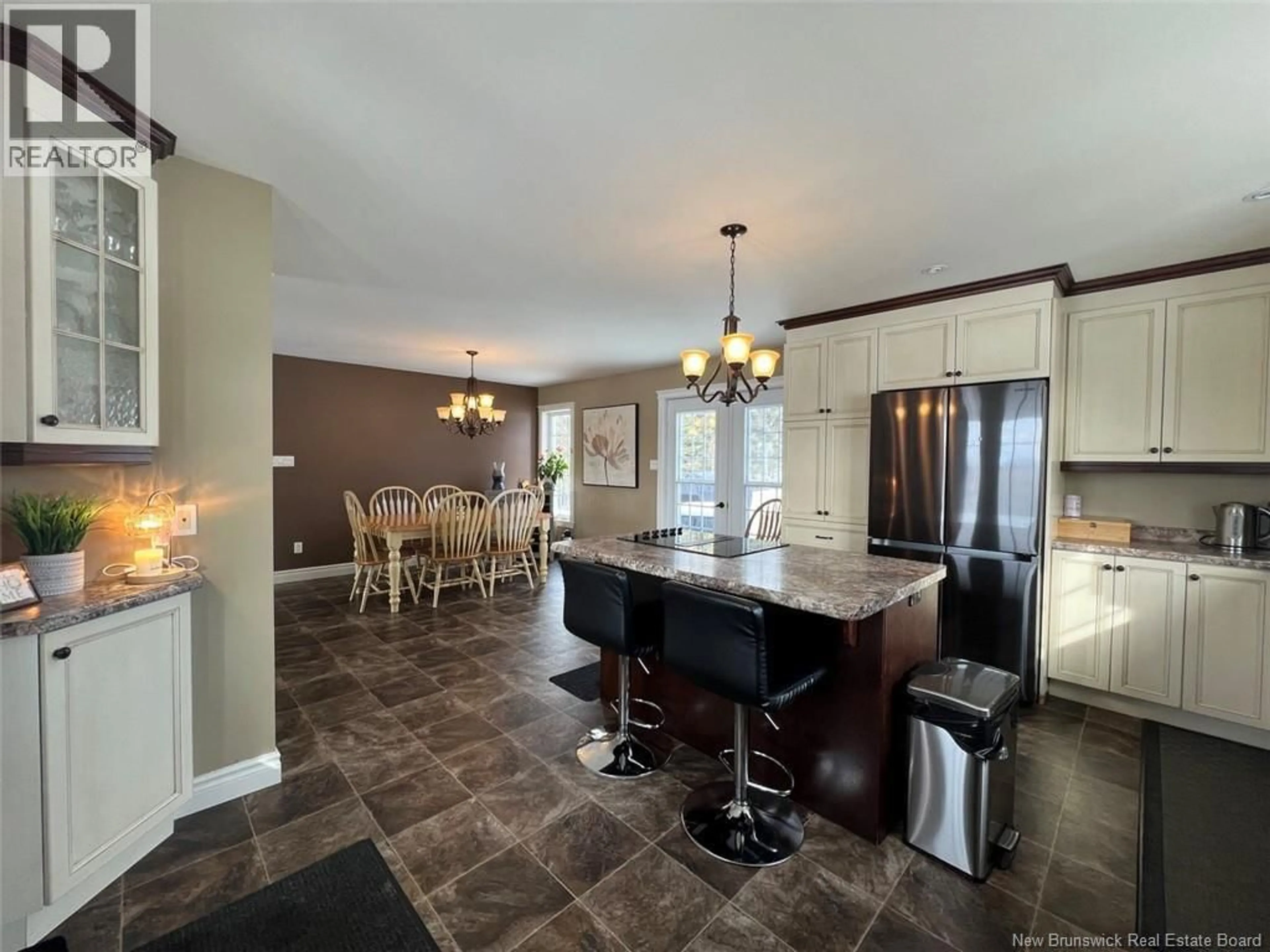 Open concept kitchen, ceramic/tile floor for 40 SOUCY ROAD, Rivière-Verte New Brunswick E7C3A6