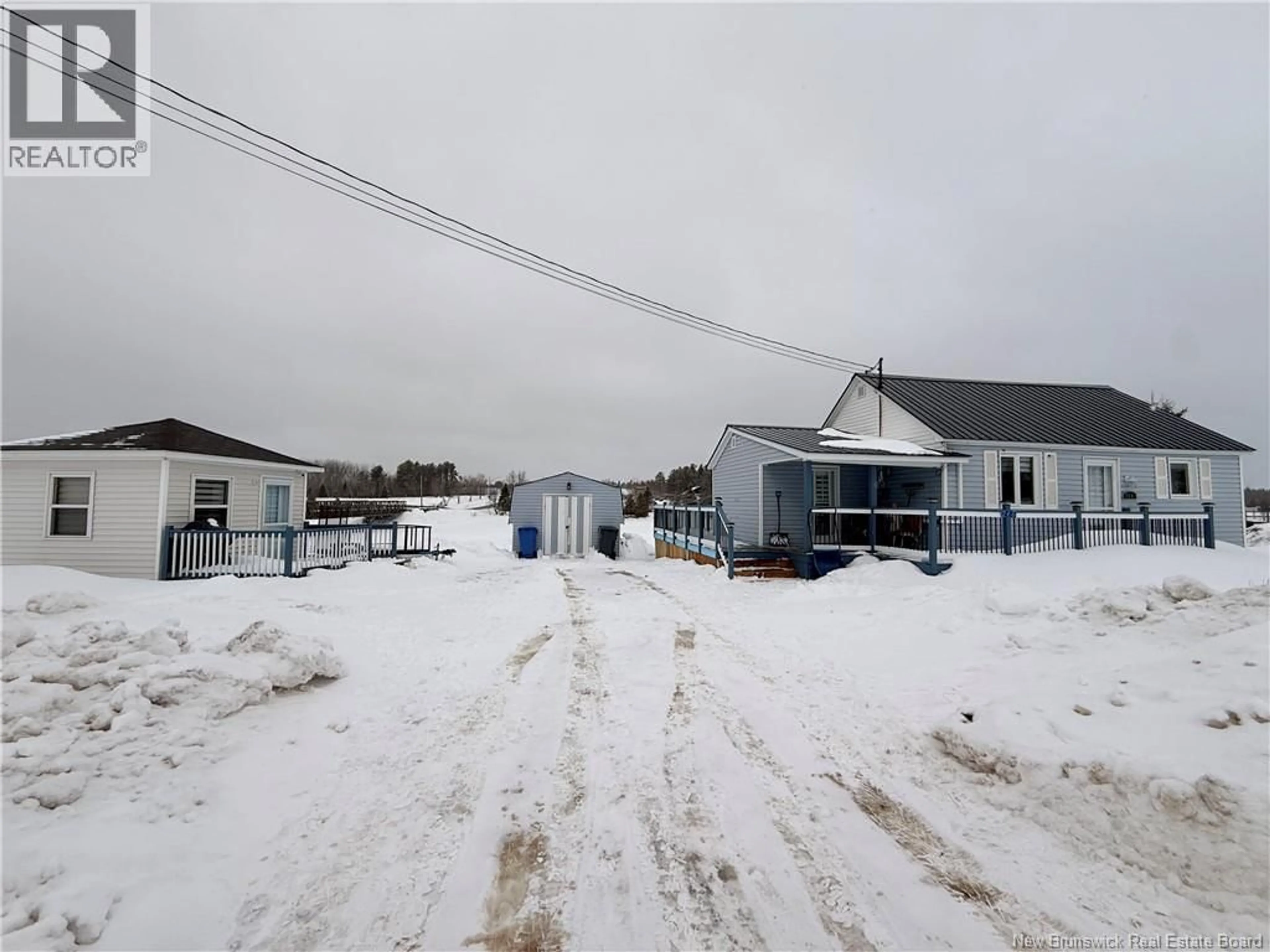 A pic from outside/outdoor area/front of a property/back of a property/a pic from drone, street for 266 CH RIVIERE DU PORTAGE, Haut-Rivière-du-Portage New Brunswick E9H1S6