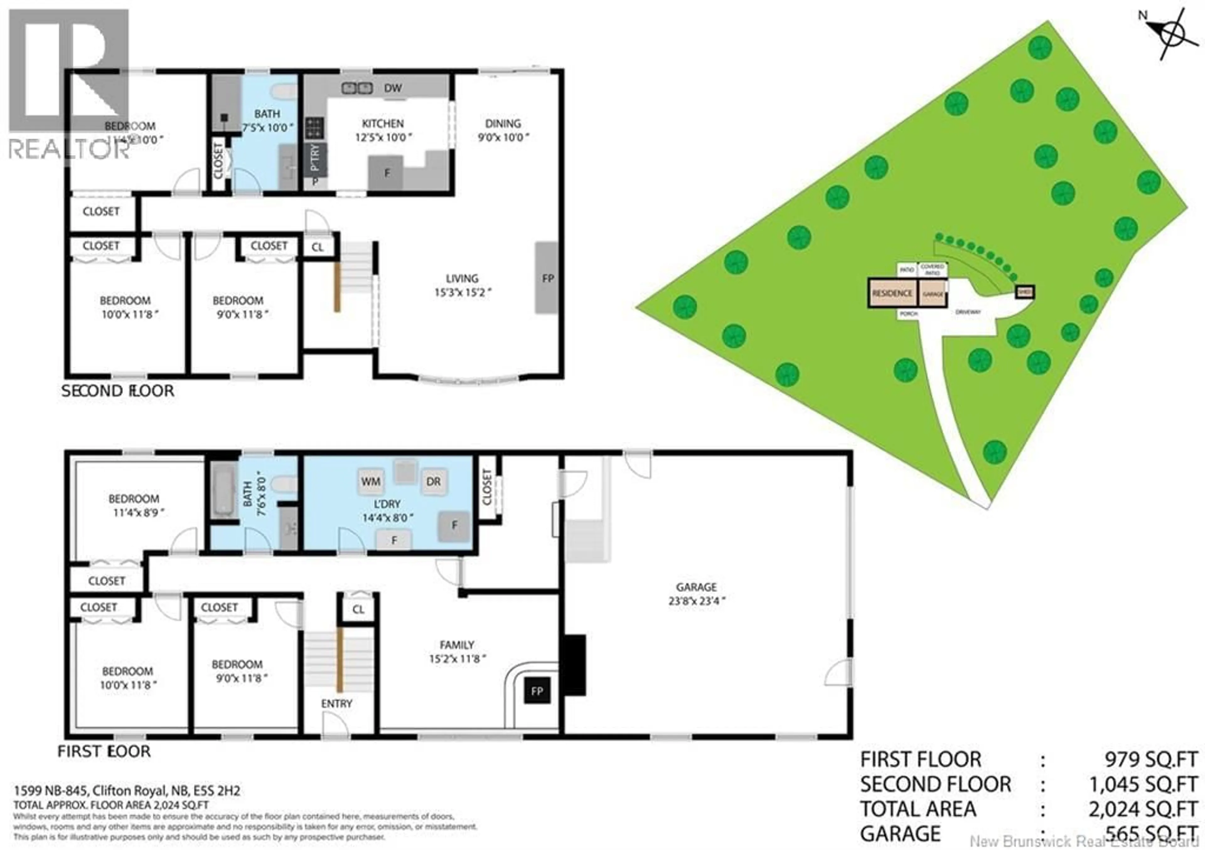 Floor plan for 1599 ROUTE 845, Clifton Royal New Brunswick E2S2H4