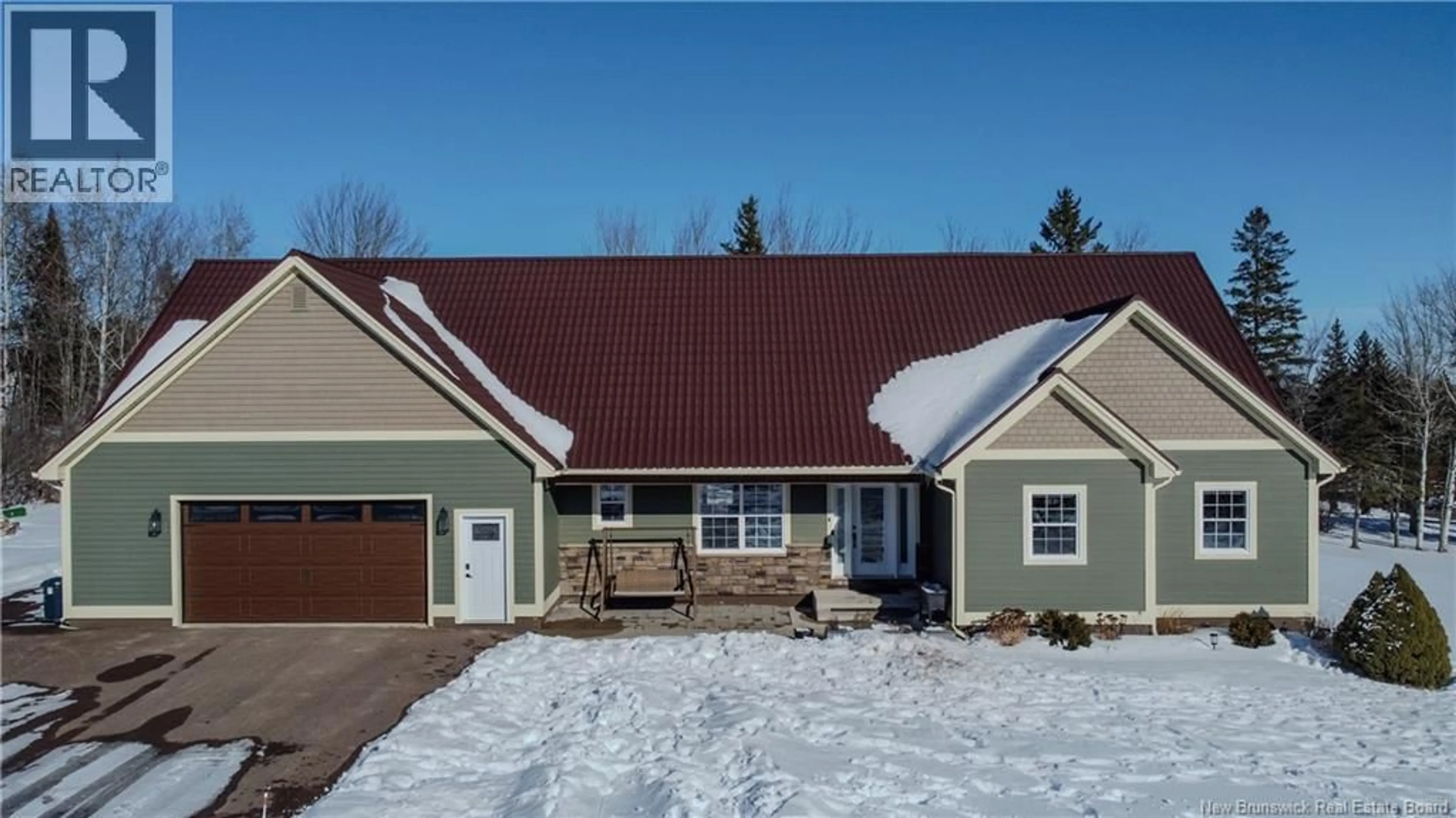 Home with vinyl exterior material, street for 166 ROUTE 535, Notre-Dame New Brunswick E4V2K7