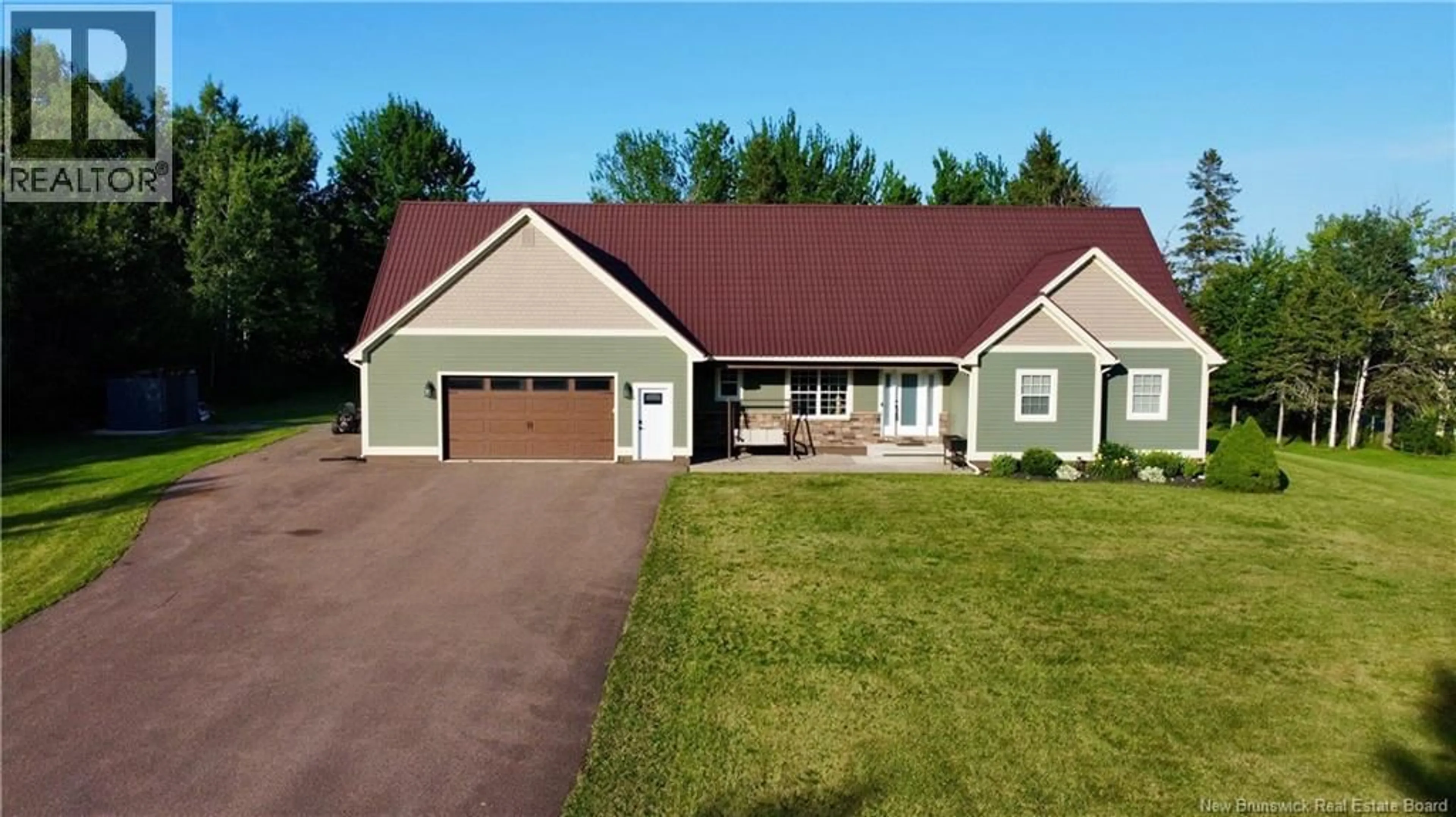 Home with vinyl exterior material, street for 166 ROUTE 535, Notre-Dame New Brunswick E4V2K7