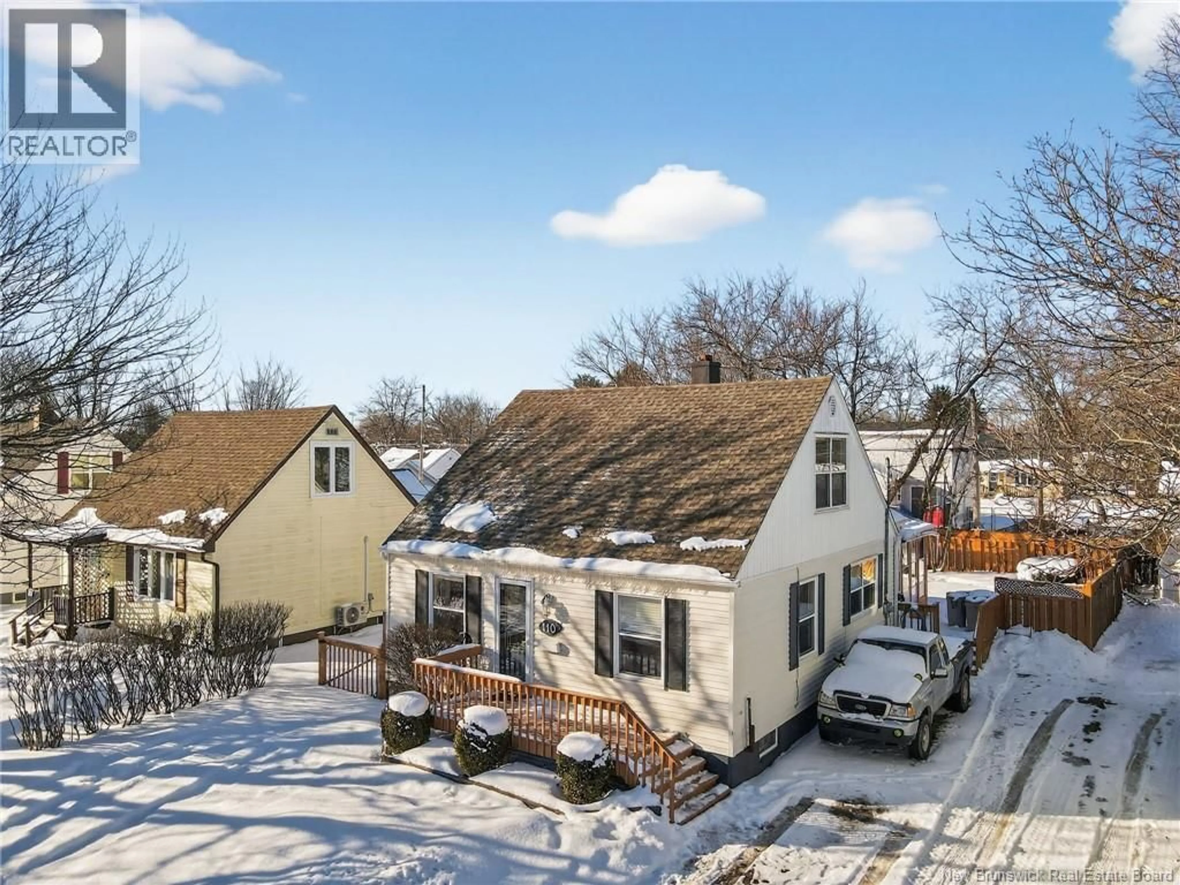 A pic from outside/outdoor area/front of a property/back of a property/a pic from drone, street for 110 JONES STREET, Moncton New Brunswick E1C6J6