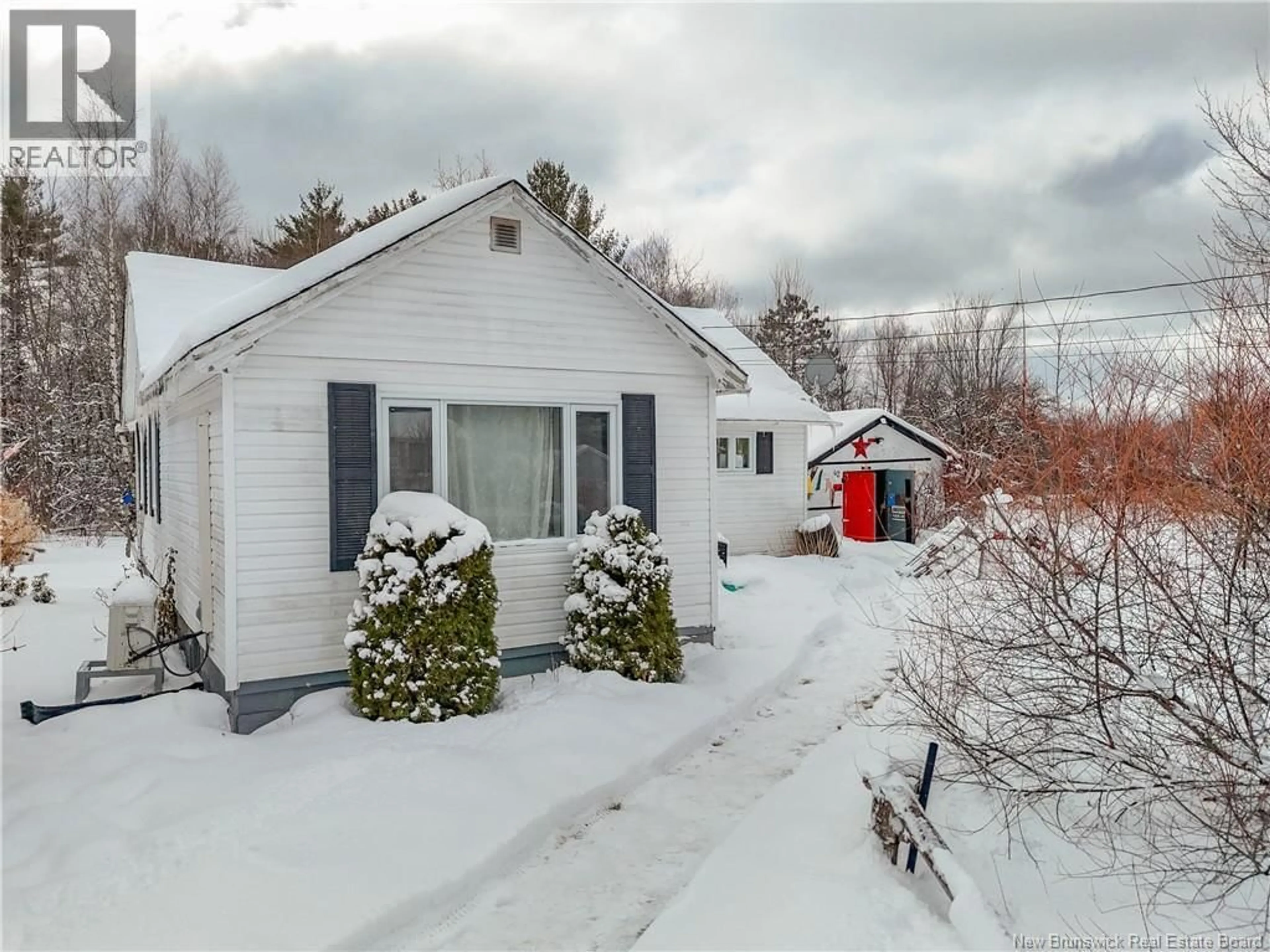 A pic from outside/outdoor area/front of a property/back of a property/a pic from drone, street for 42 LAUVINA ROAD, Geary New Brunswick E2V3X6