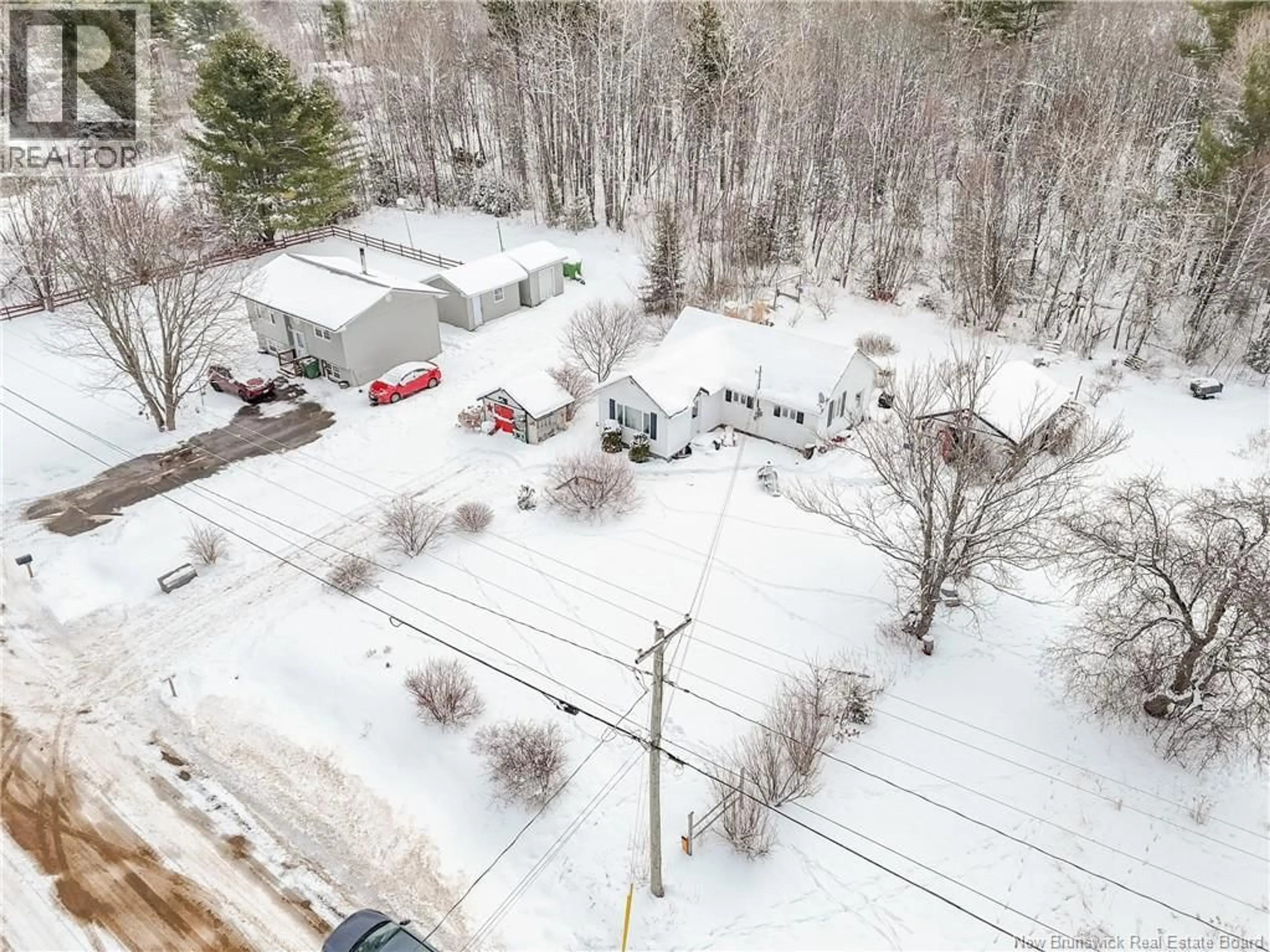 A pic from outside/outdoor area/front of a property/back of a property/a pic from drone, street for 42 LAUVINA ROAD, Geary New Brunswick E2V3X6