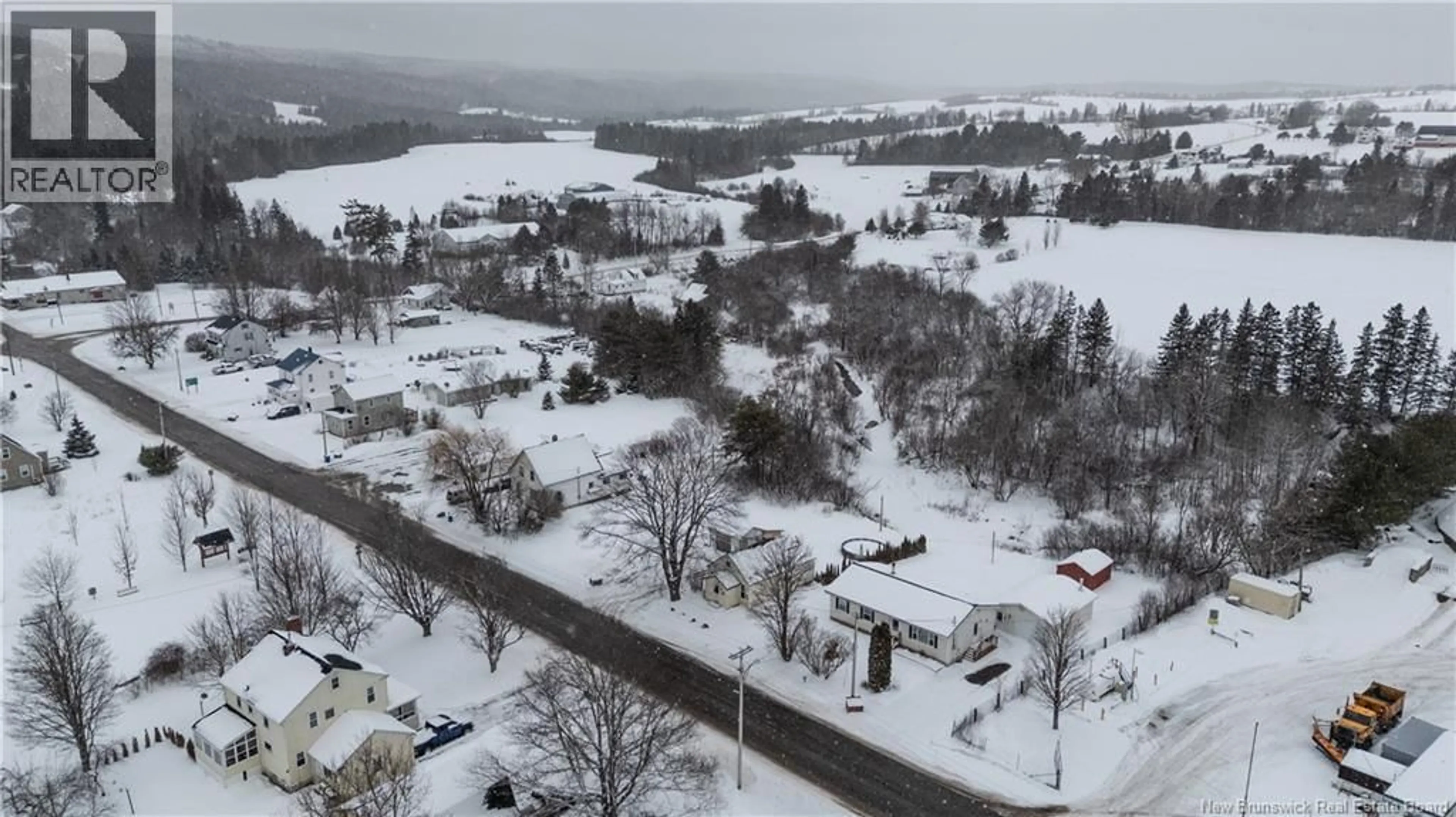 A pic from outside/outdoor area/front of a property/back of a property/a pic from drone, street for 1874 ROUTE 895, Elgin New Brunswick E4Z2N6