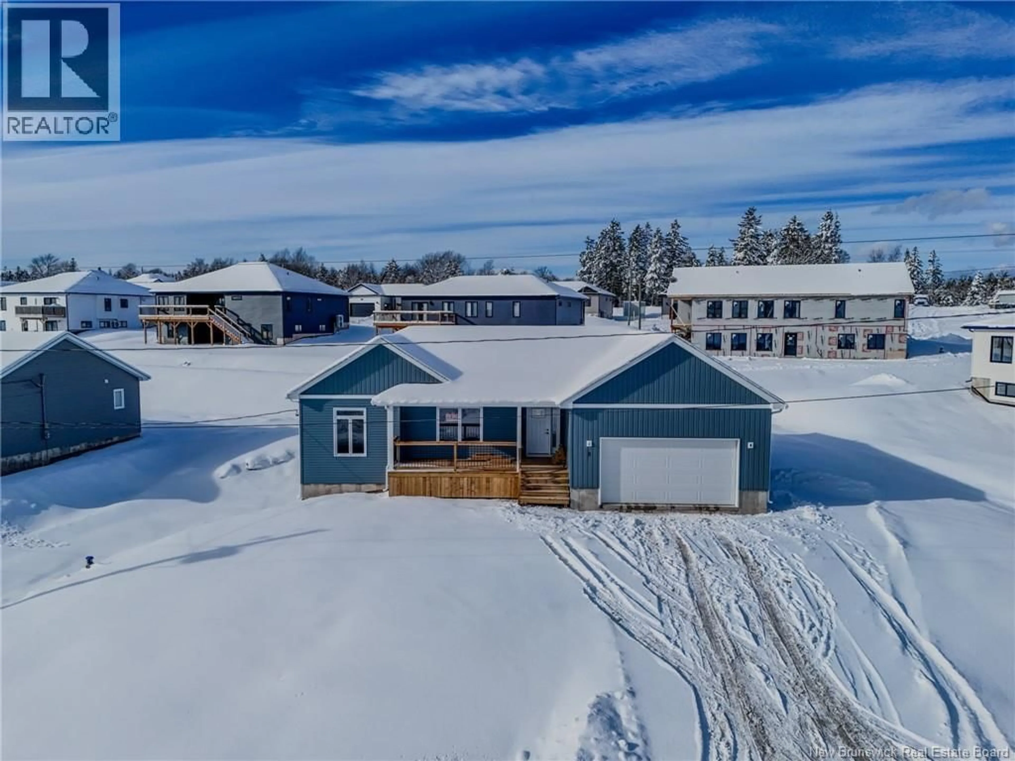 A pic from outside/outdoor area/front of a property/back of a property/a pic from drone, unknown for 8 GROSBEAK DRIVE, Quispamsis New Brunswick E2E0Y5