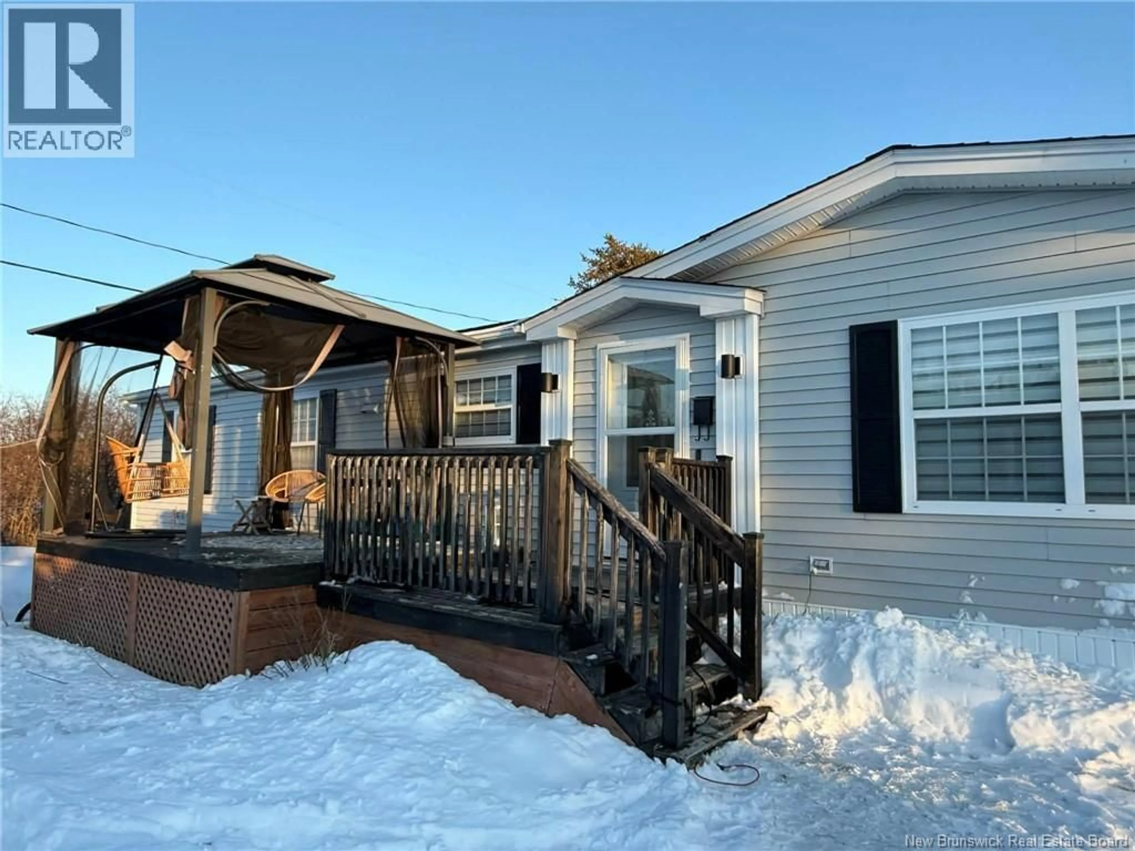 Home with vinyl exterior material, street for 6 TRAVIS STREET, Miramichi New Brunswick E1V6A3