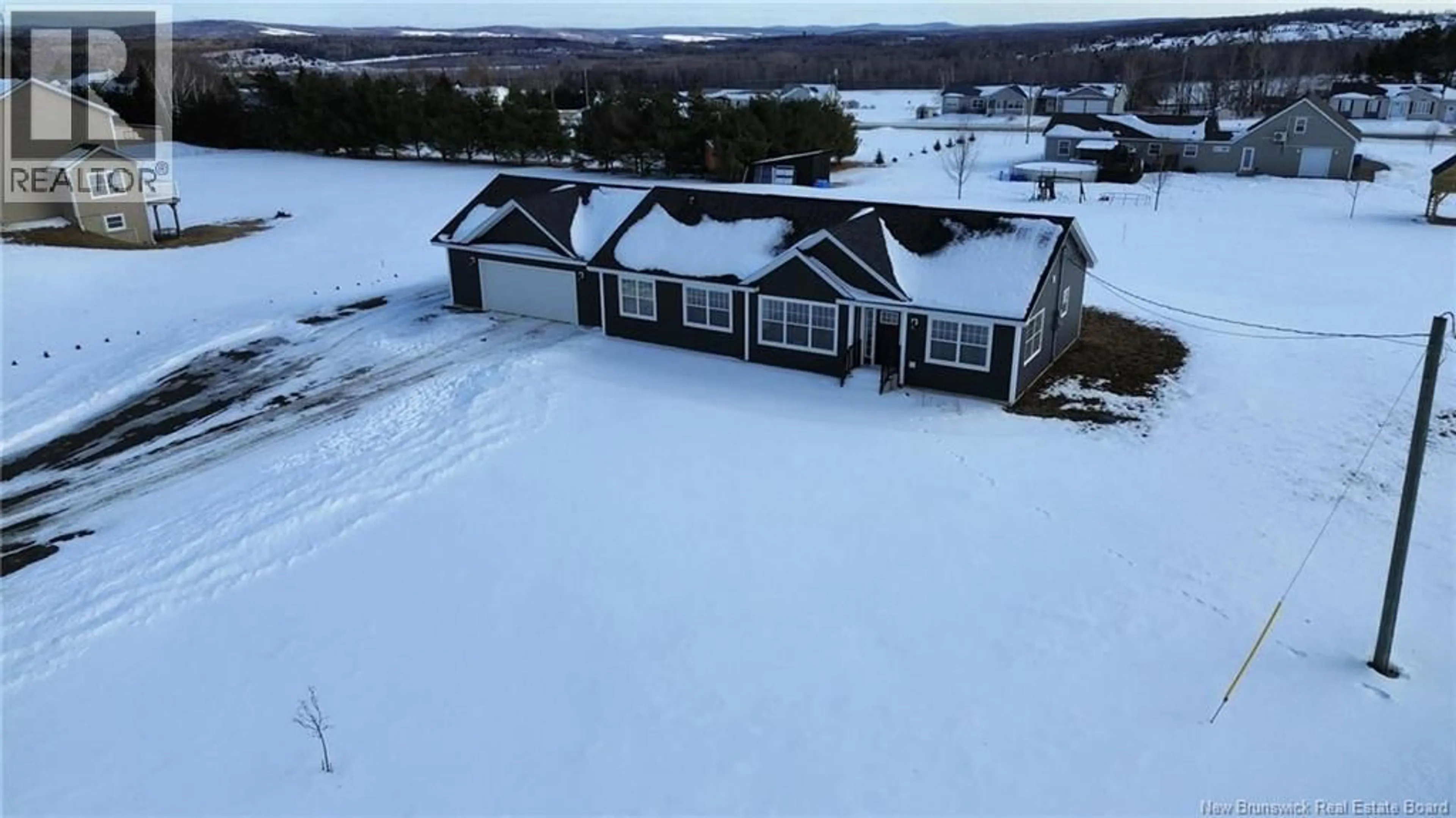 A pic from outside/outdoor area/front of a property/back of a property/a pic from drone, water/lake/river/ocean view for 27 SWEENEY STREET, Bedell New Brunswick E7M3N8