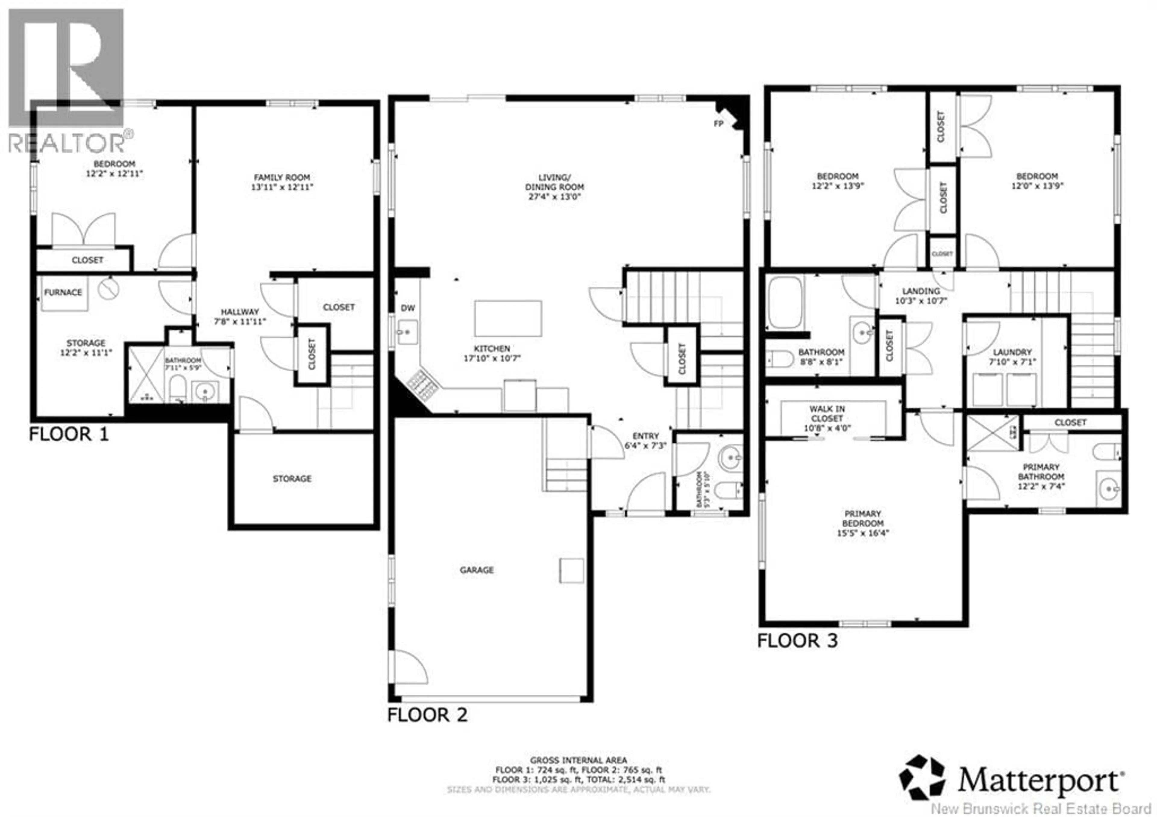 Floor plan for 14 JOHNSON AVENUE, Oromocto New Brunswick E2V0H6