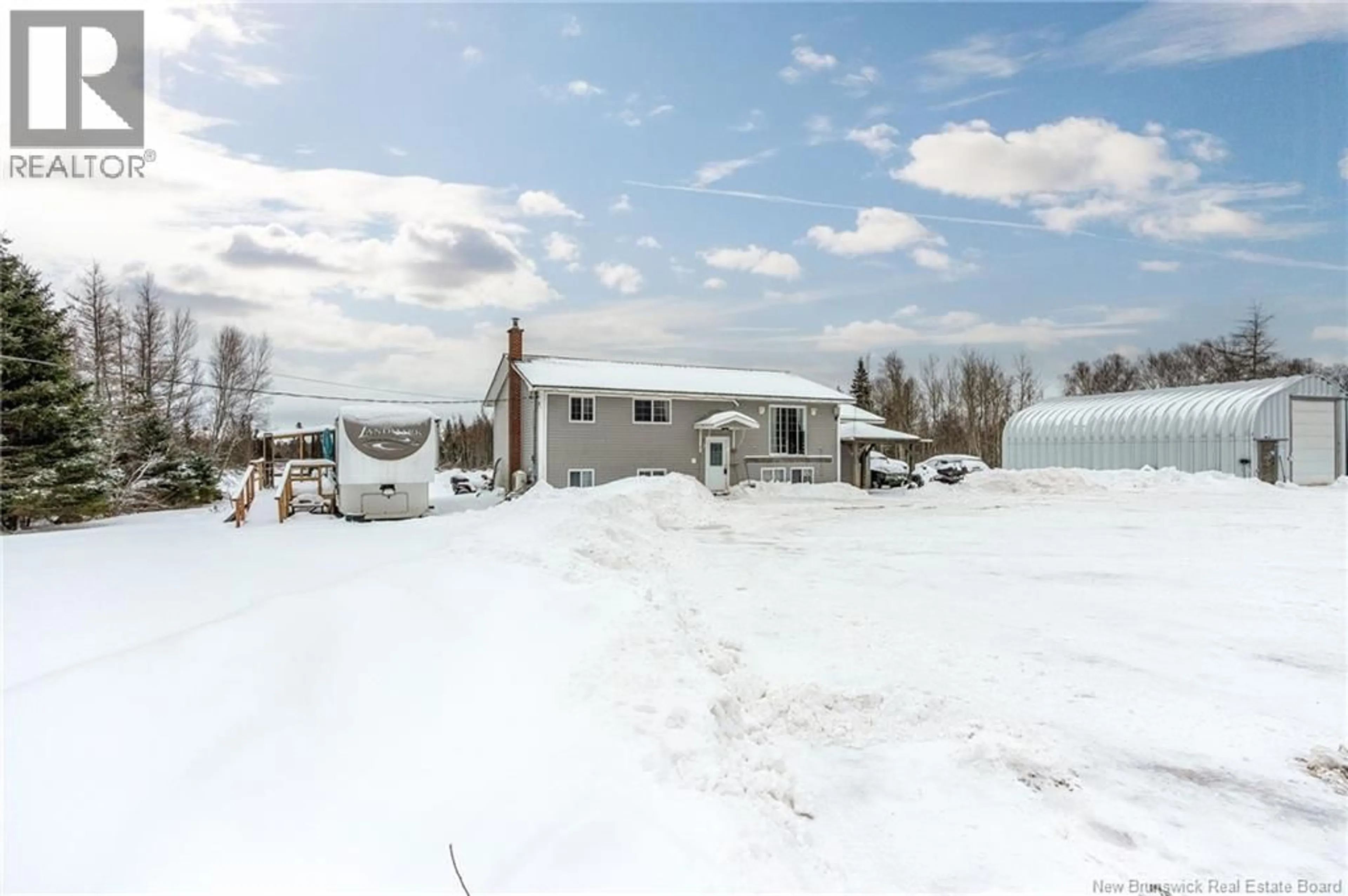 A pic from outside/outdoor area/front of a property/back of a property/a pic from drone, unknown for 3861 ROUTE 16, Melrose New Brunswick E4M2H1