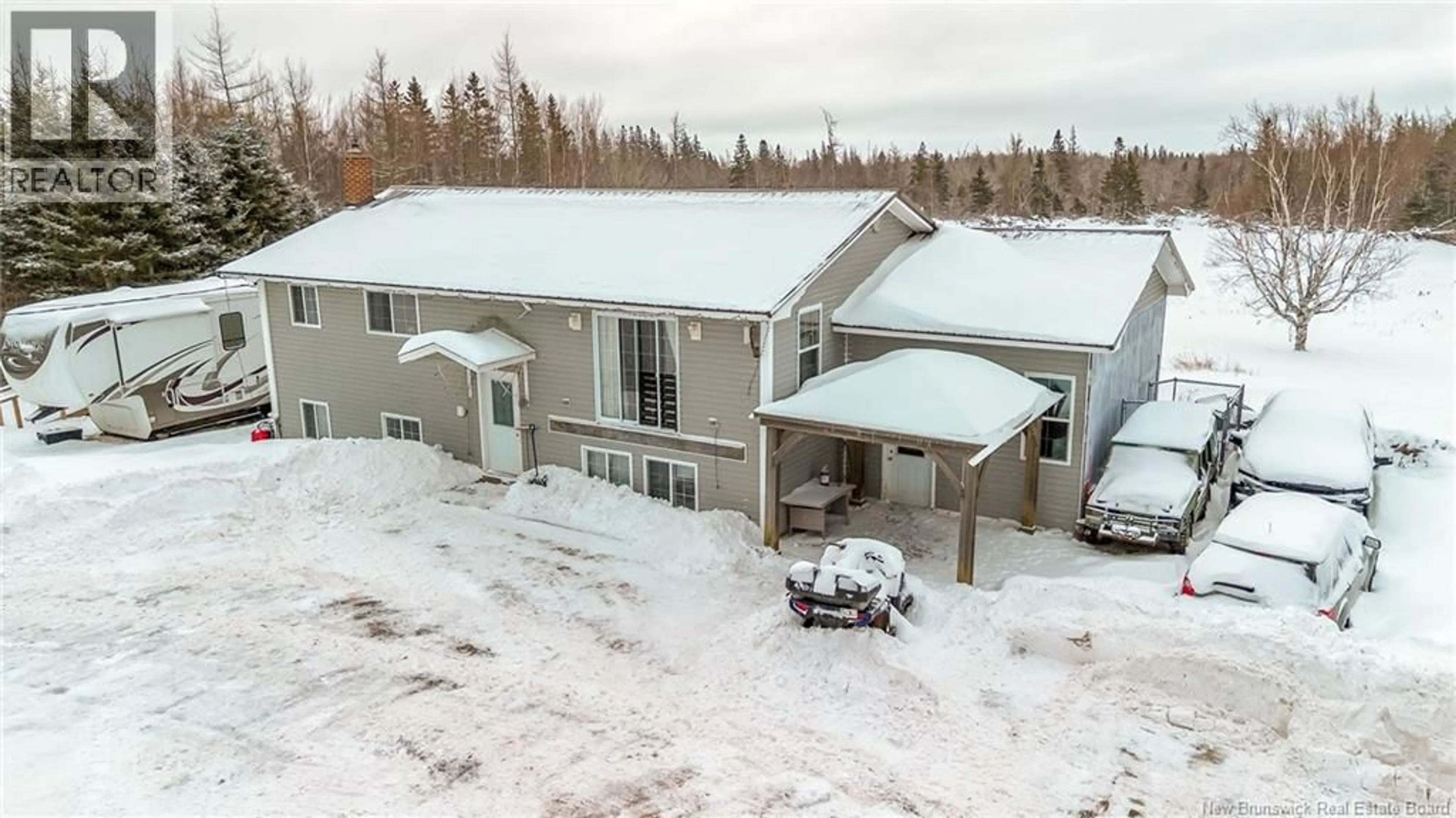 A pic from outside/outdoor area/front of a property/back of a property/a pic from drone, building for 3861 ROUTE 16, Melrose New Brunswick E4M2H1