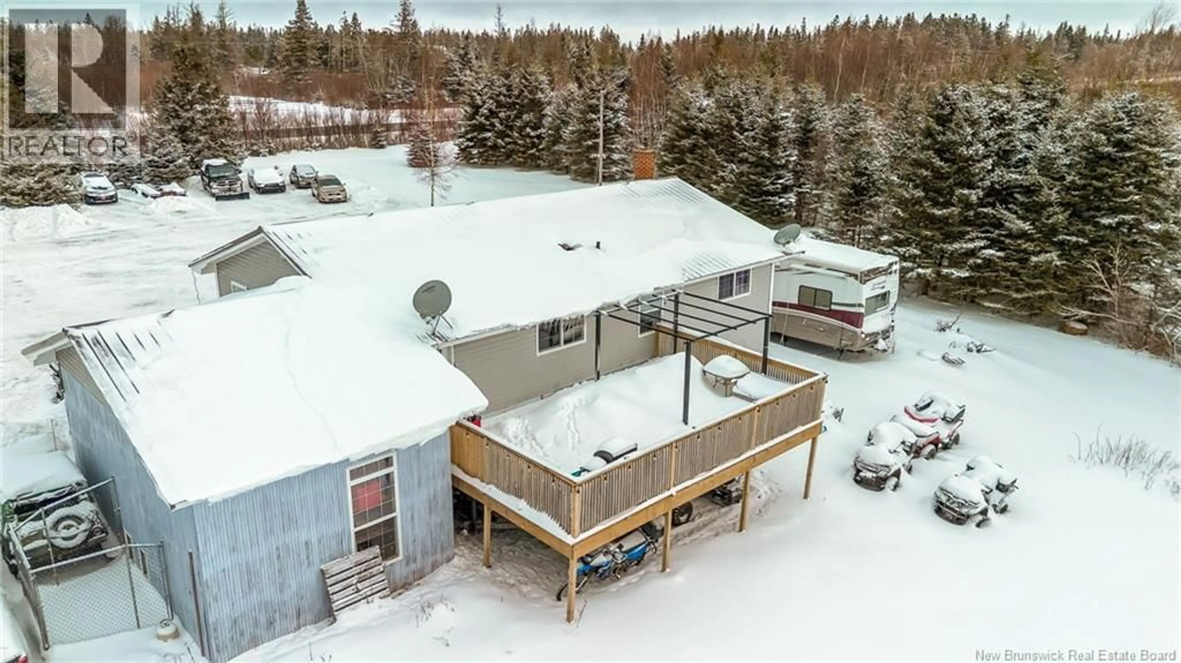 A pic from outside/outdoor area/front of a property/back of a property/a pic from drone, unknown for 3861 ROUTE 16, Melrose New Brunswick E4M2H1