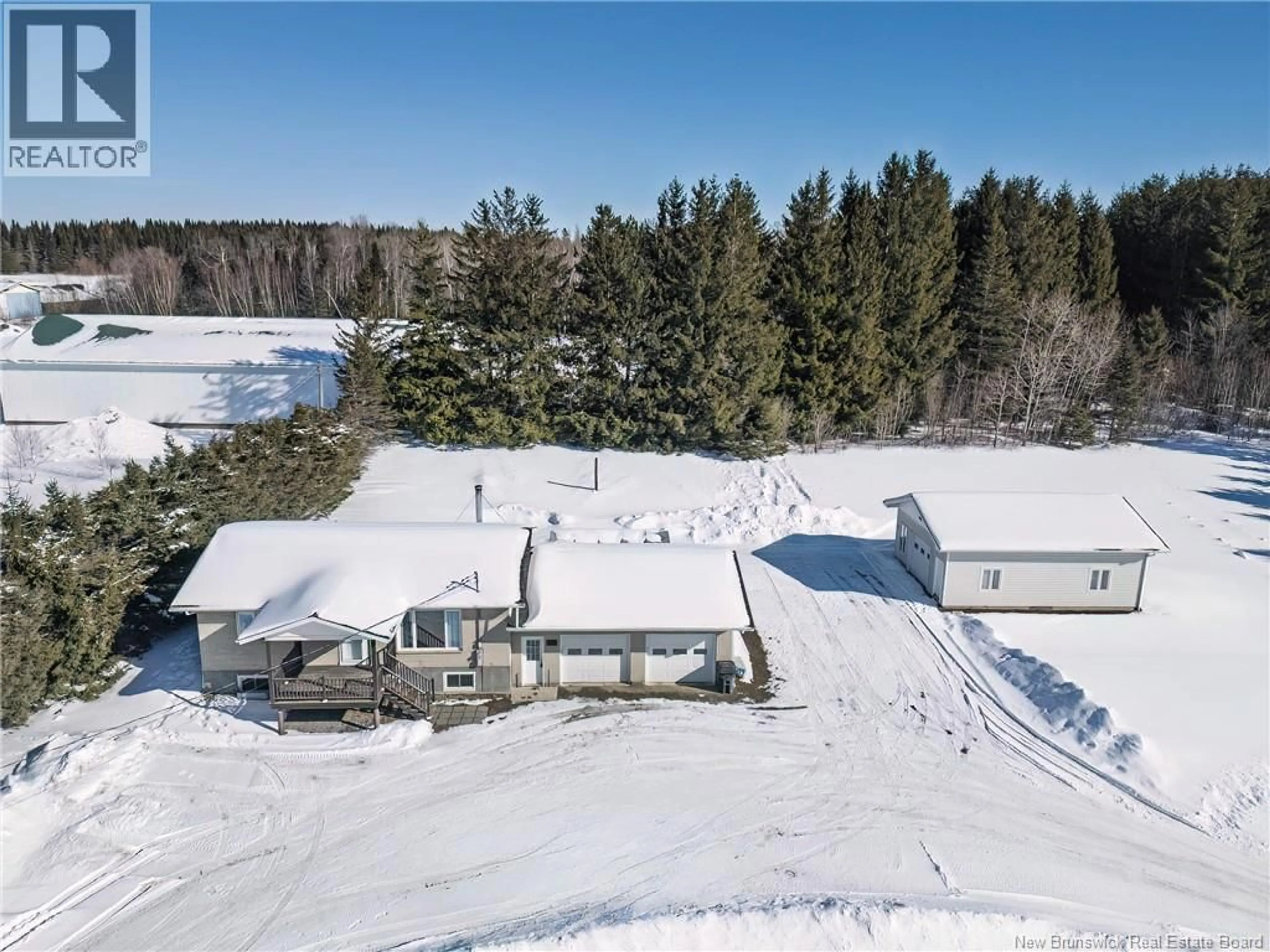A pic from outside/outdoor area/front of a property/back of a property/a pic from drone, unknown for 255 ROUTE 255, Saint-André New Brunswick E3Y3N7
