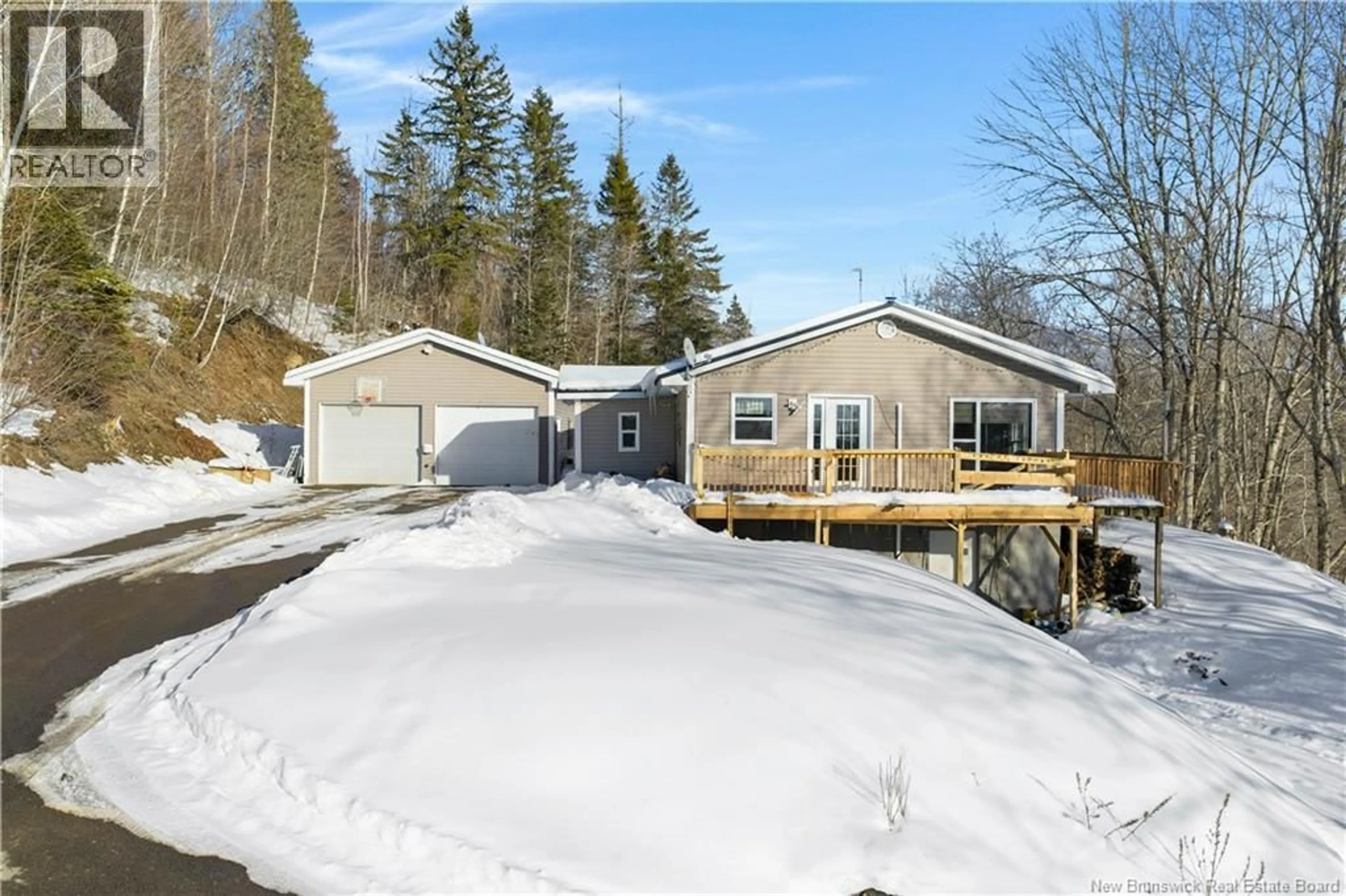 A pic from outside/outdoor area/front of a property/back of a property/a pic from drone, unknown for 471 CEDAR CAMP ROAD, Waterford New Brunswick E4E3H9