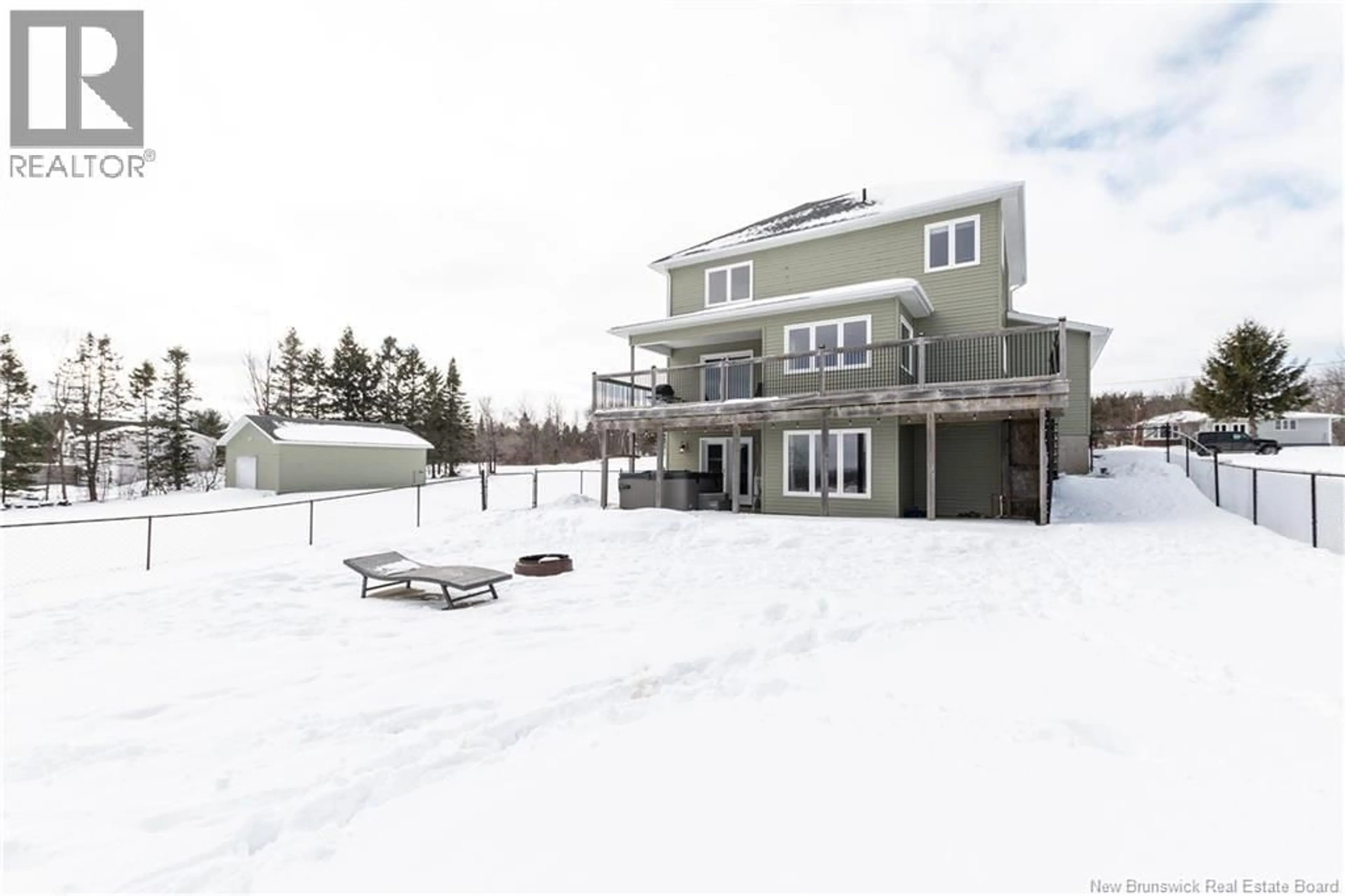 A pic from outside/outdoor area/front of a property/back of a property/a pic from drone, unknown for 21 CARROLL ROAD, Steeves Mountain New Brunswick E1G3X2