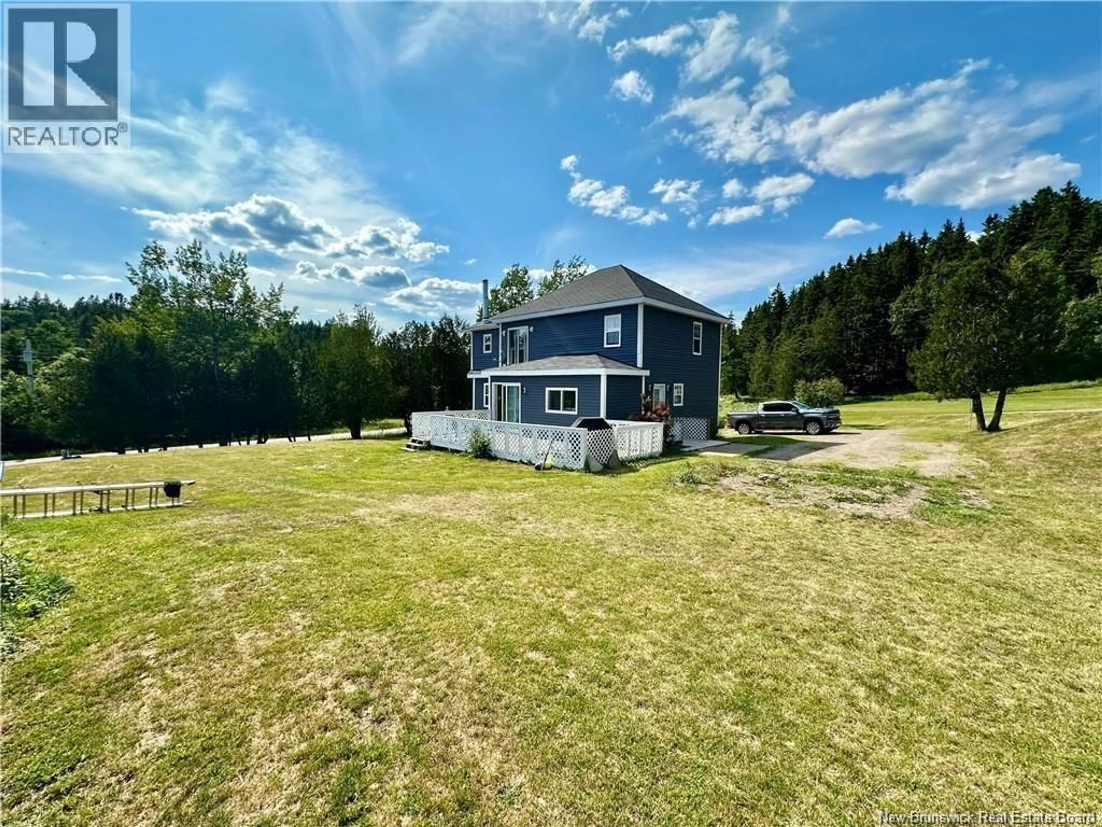 A pic from outside/outdoor area/front of a property/back of a property/a pic from drone, water/lake/river/ocean view for 635 MAIN STREET, Beaver Harbour New Brunswick E5H1N8