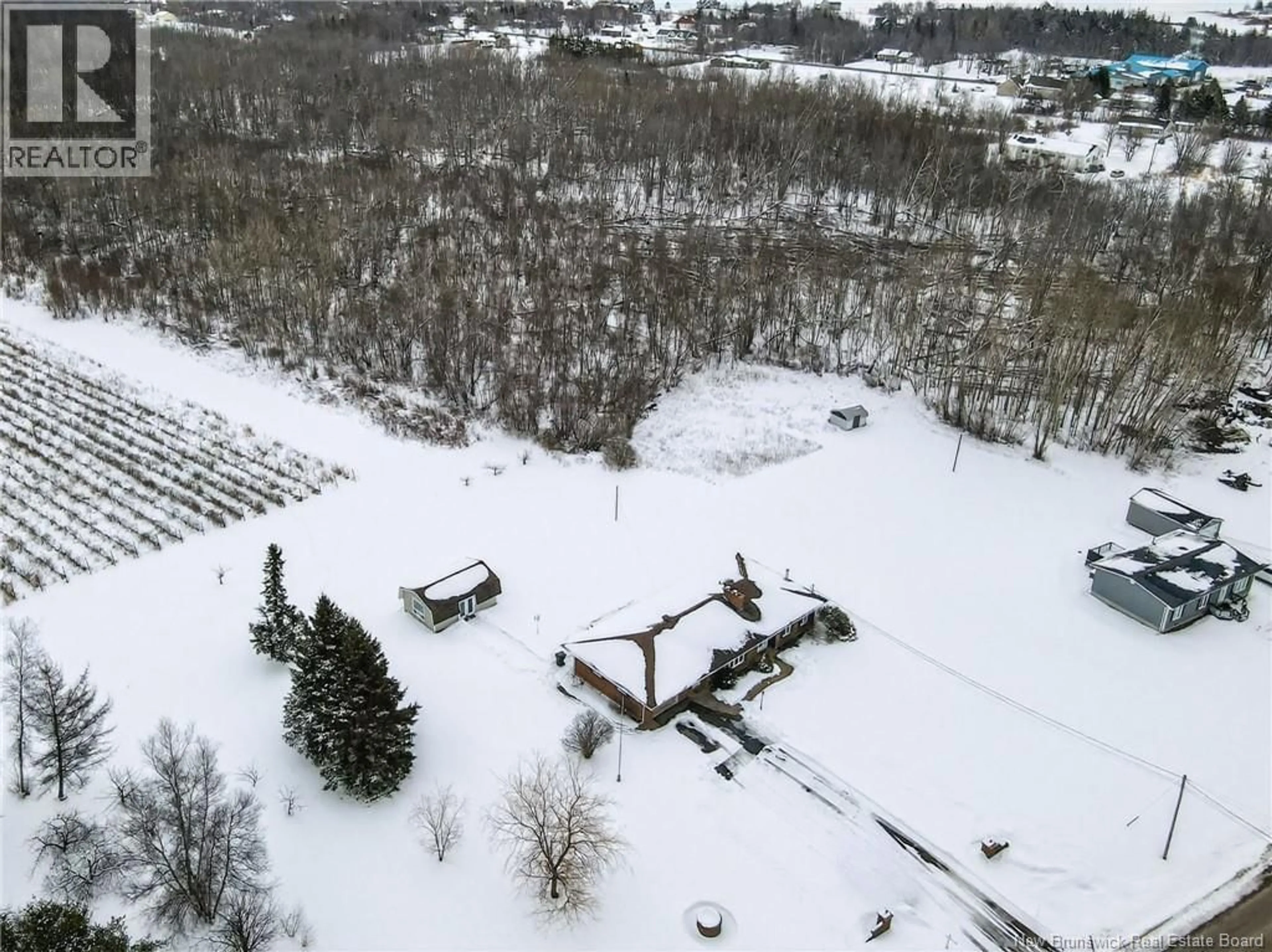 A pic from outside/outdoor area/front of a property/back of a property/a pic from drone, unknown for 368 TROIS RUISSEAU ROAD, Trois Ruisseaux New Brunswick E4N3A6