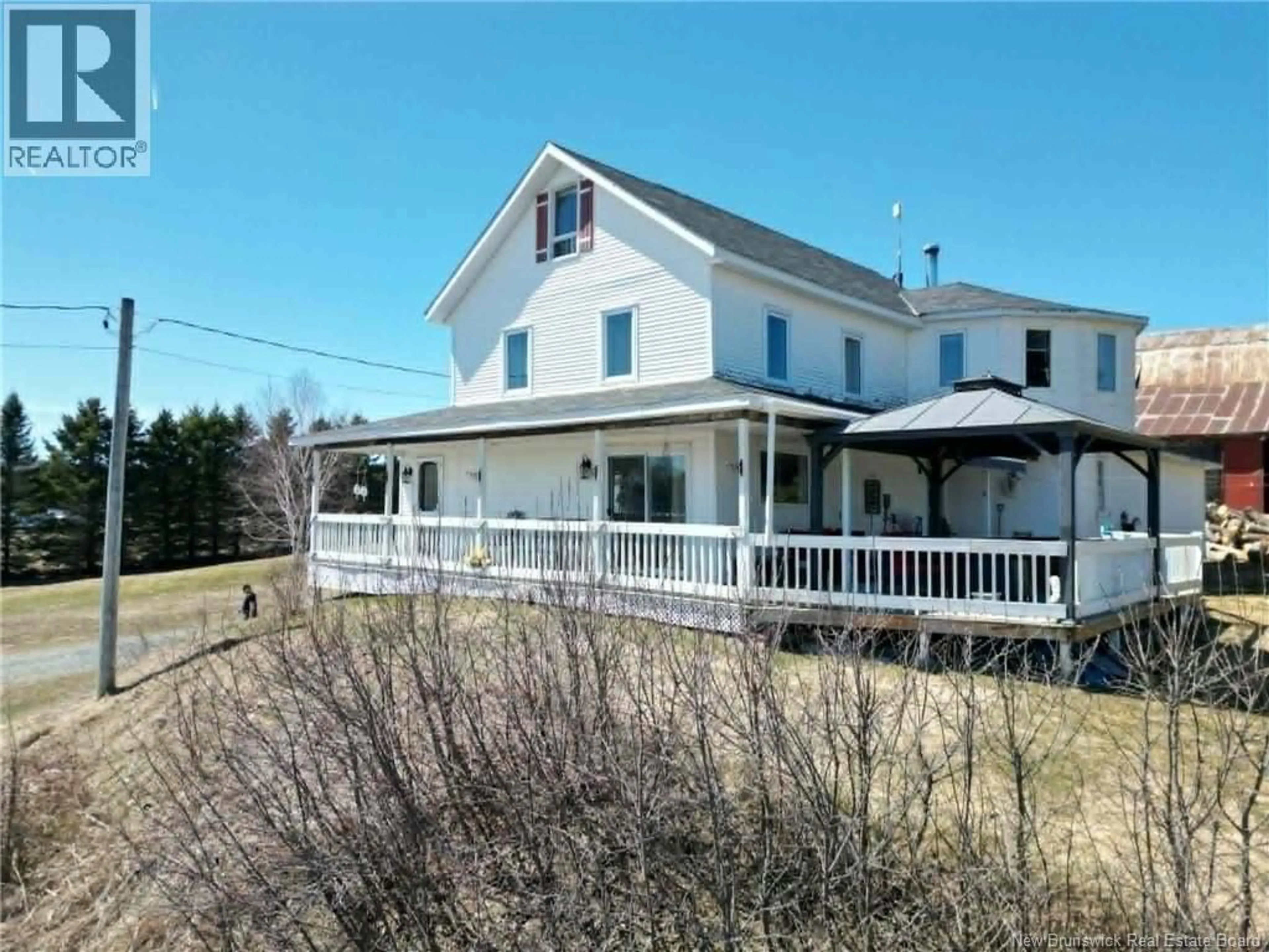 A pic from outside/outdoor area/front of a property/back of a property/a pic from drone, unknown for 296 MONTAGNE À COMEAU ROAD, Saint-André New Brunswick E3Y3G1