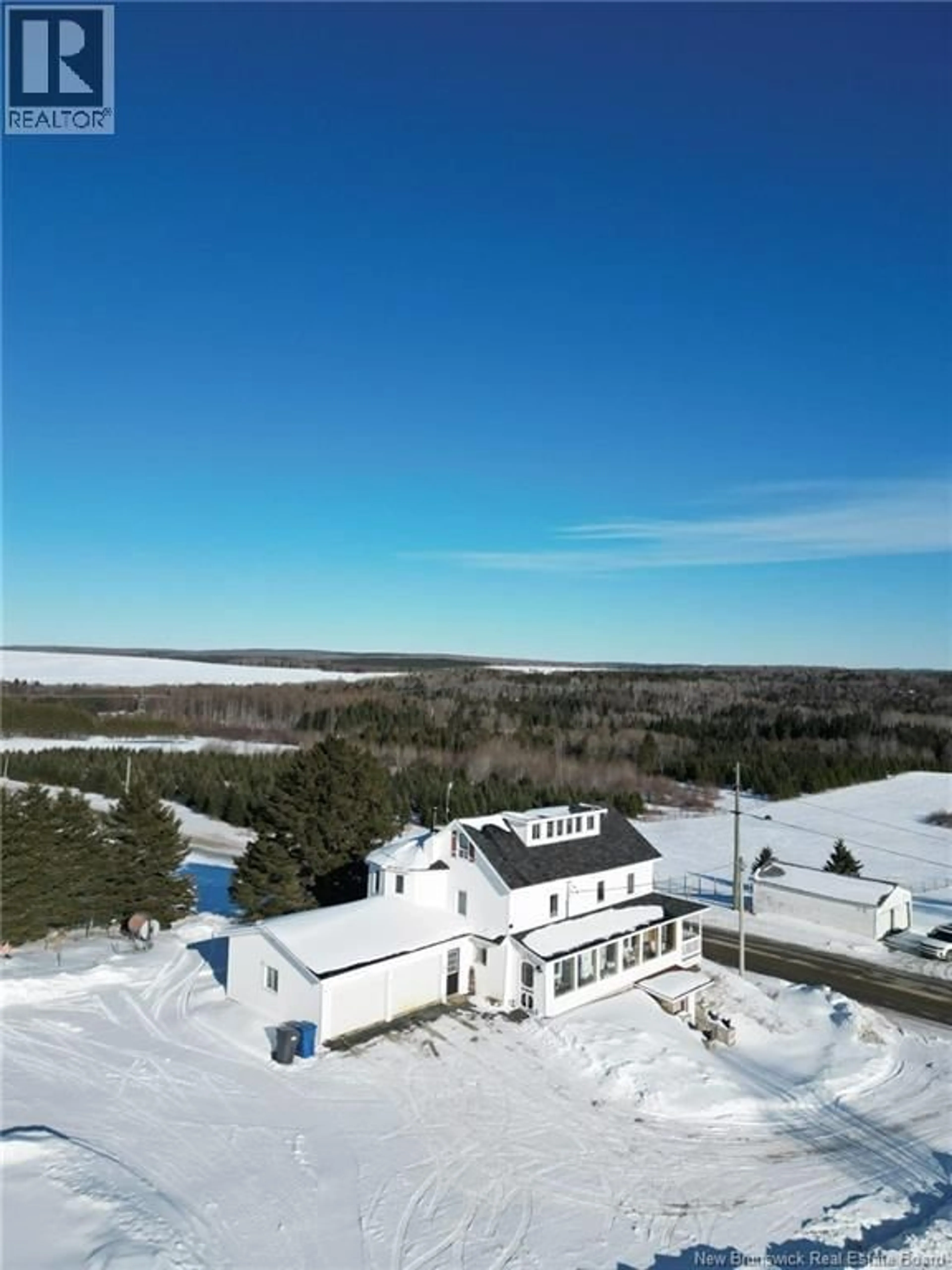 A pic from outside/outdoor area/front of a property/back of a property/a pic from drone, unknown for 296 MONTAGNE À COMEAU ROAD, Saint-André New Brunswick E3Y3G1