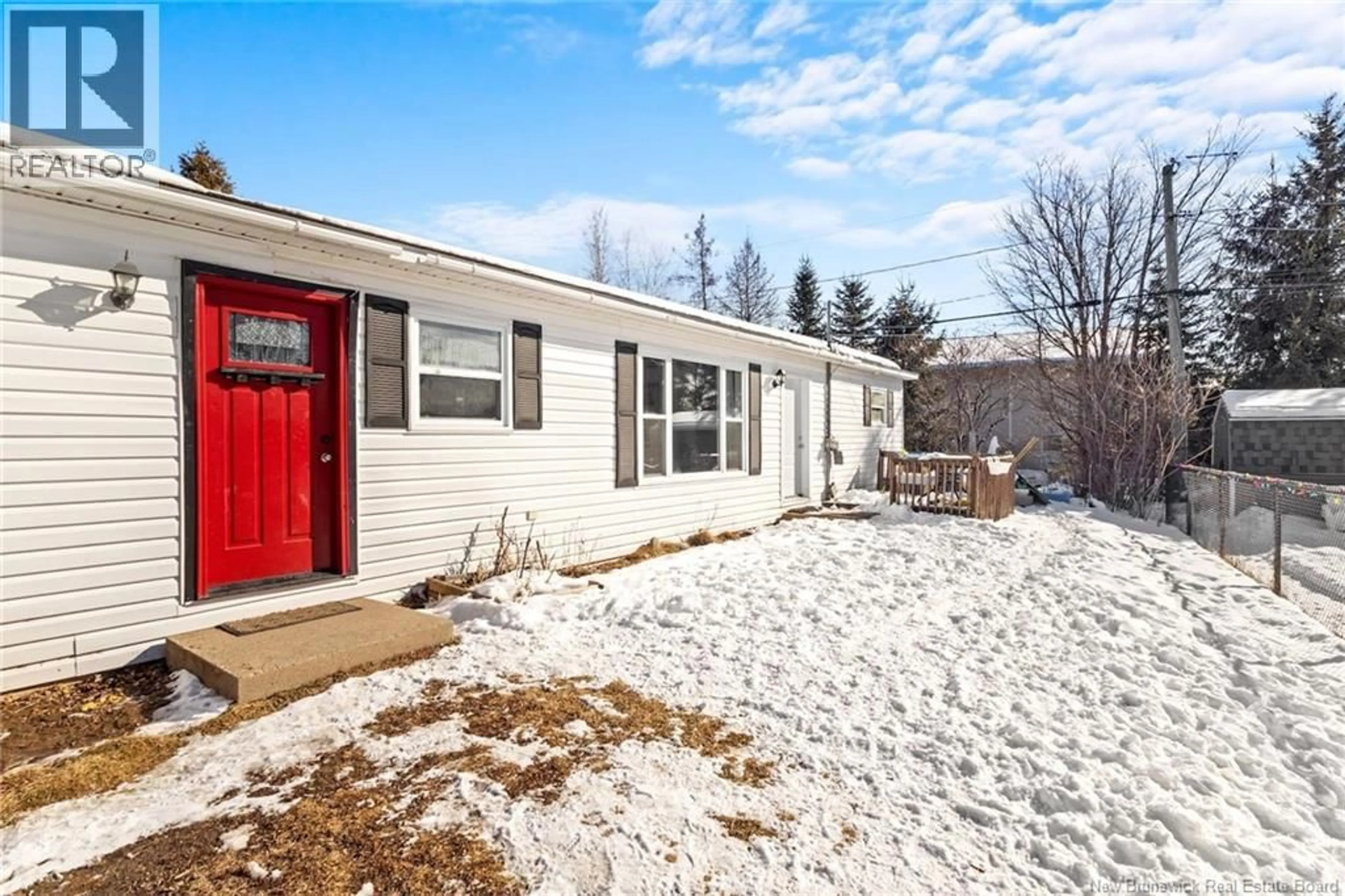 Home with vinyl exterior material, street for 106 STAIRS STREET, Fredericton New Brunswick E3G5V6