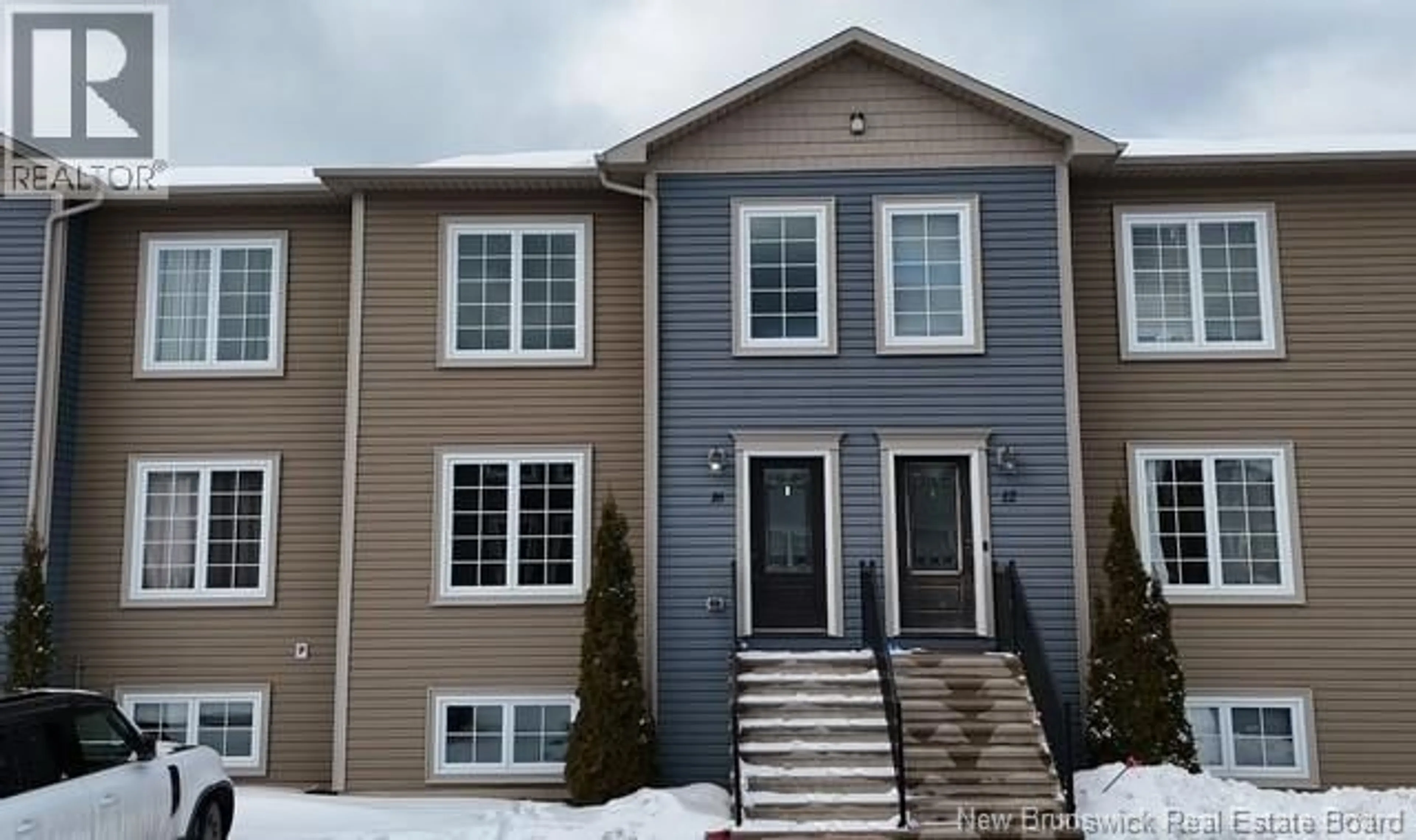 Home with vinyl exterior material, street for 16 WESTIN LANE, Fredericton New Brunswick E3A5X2