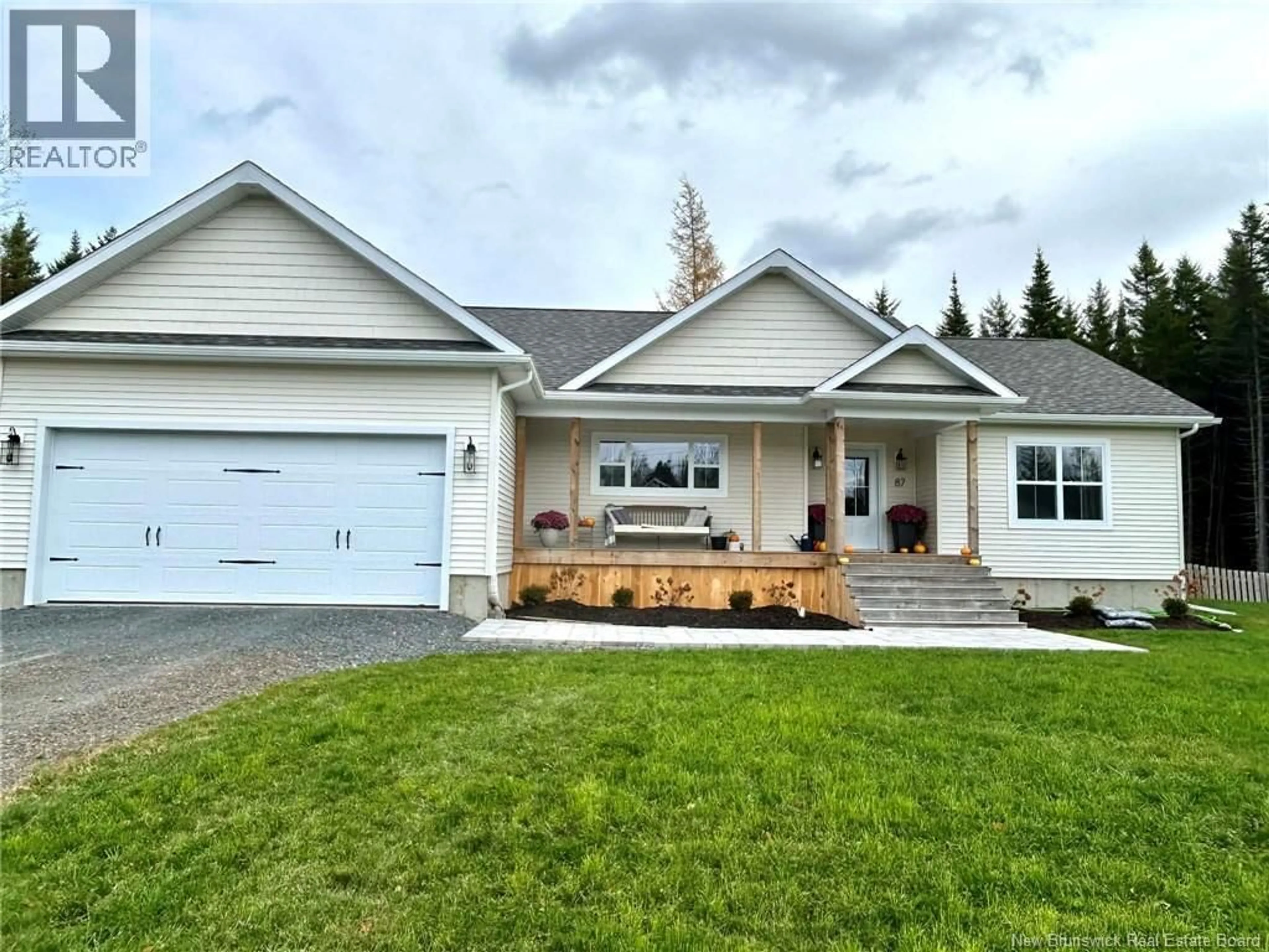 Home with vinyl exterior material, street for 87 FREEDOM STREET, Killarney Road New Brunswick E3G0Y1