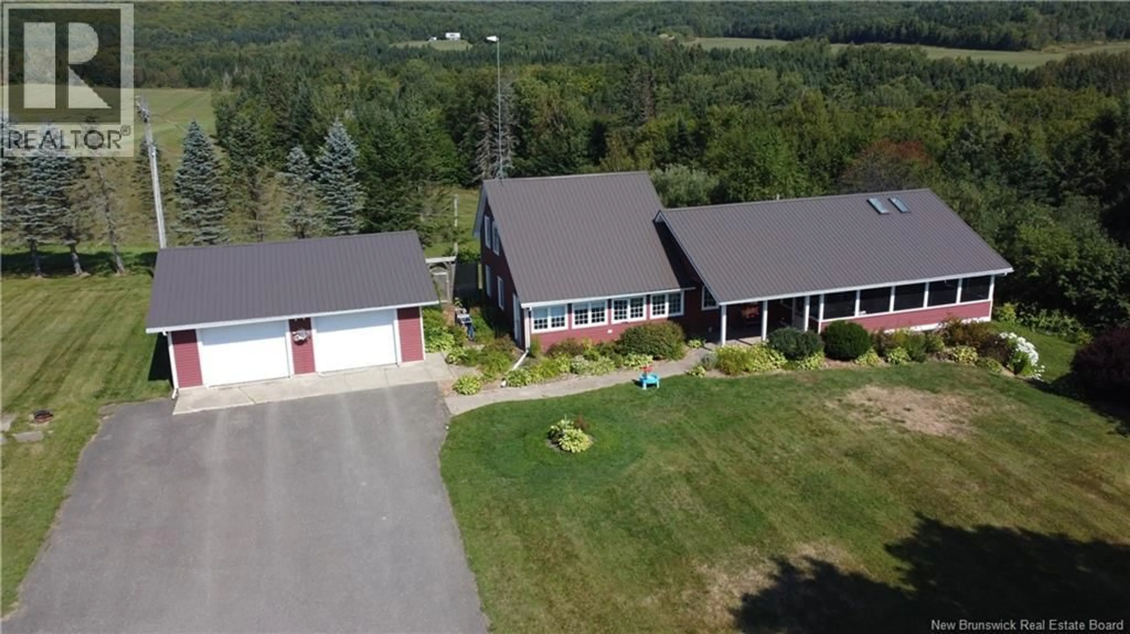 A pic from outside/outdoor area/front of a property/back of a property/a pic from drone, building for 621 MOOSE MOUNTAIN ROAD, Moose Mountain New Brunswick E7J1R7