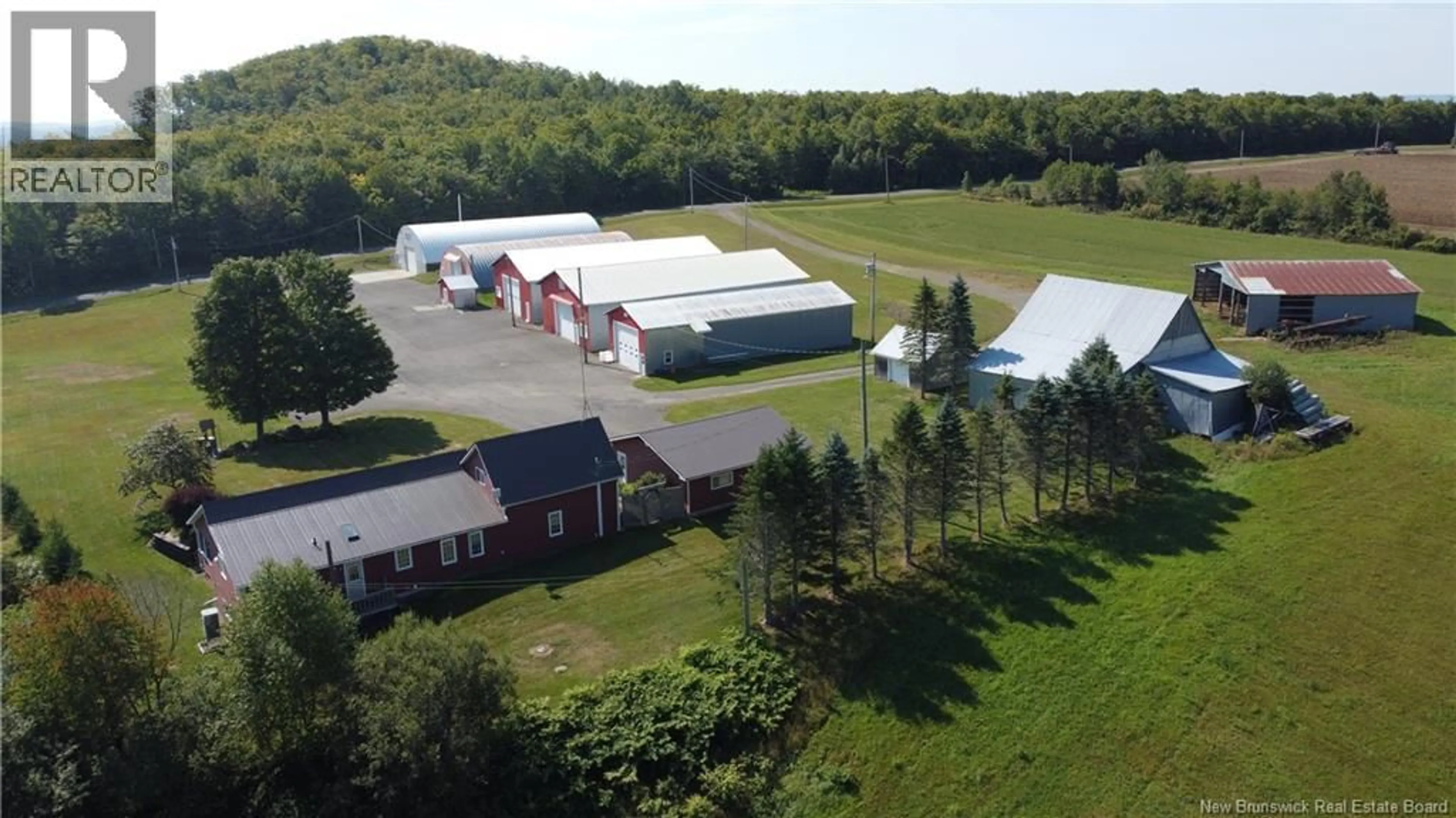 A pic from outside/outdoor area/front of a property/back of a property/a pic from drone, building for 621 MOOSE MOUNTAIN ROAD, Moose Mountain New Brunswick E7J1R7