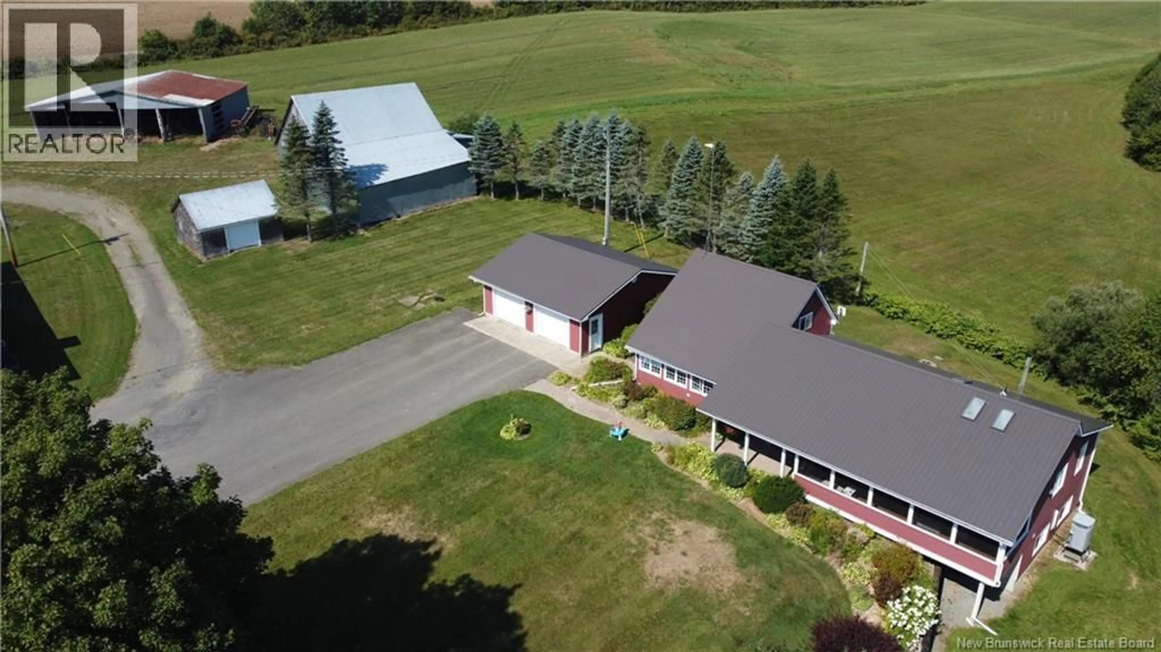 A pic from outside/outdoor area/front of a property/back of a property/a pic from drone, building for 621 MOOSE MOUNTAIN ROAD, Moose Mountain New Brunswick E7J1R7