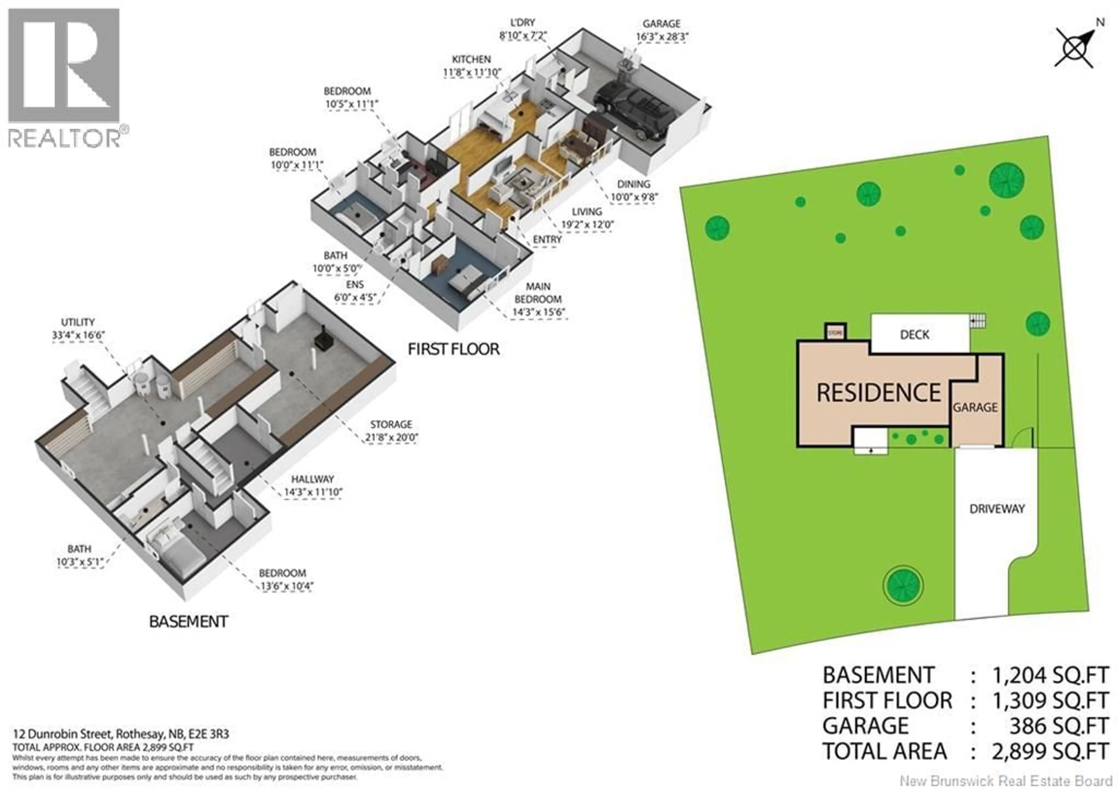 Floor plan for 12 DUNROBIN STREET, Rothesay New Brunswick E2E3R3
