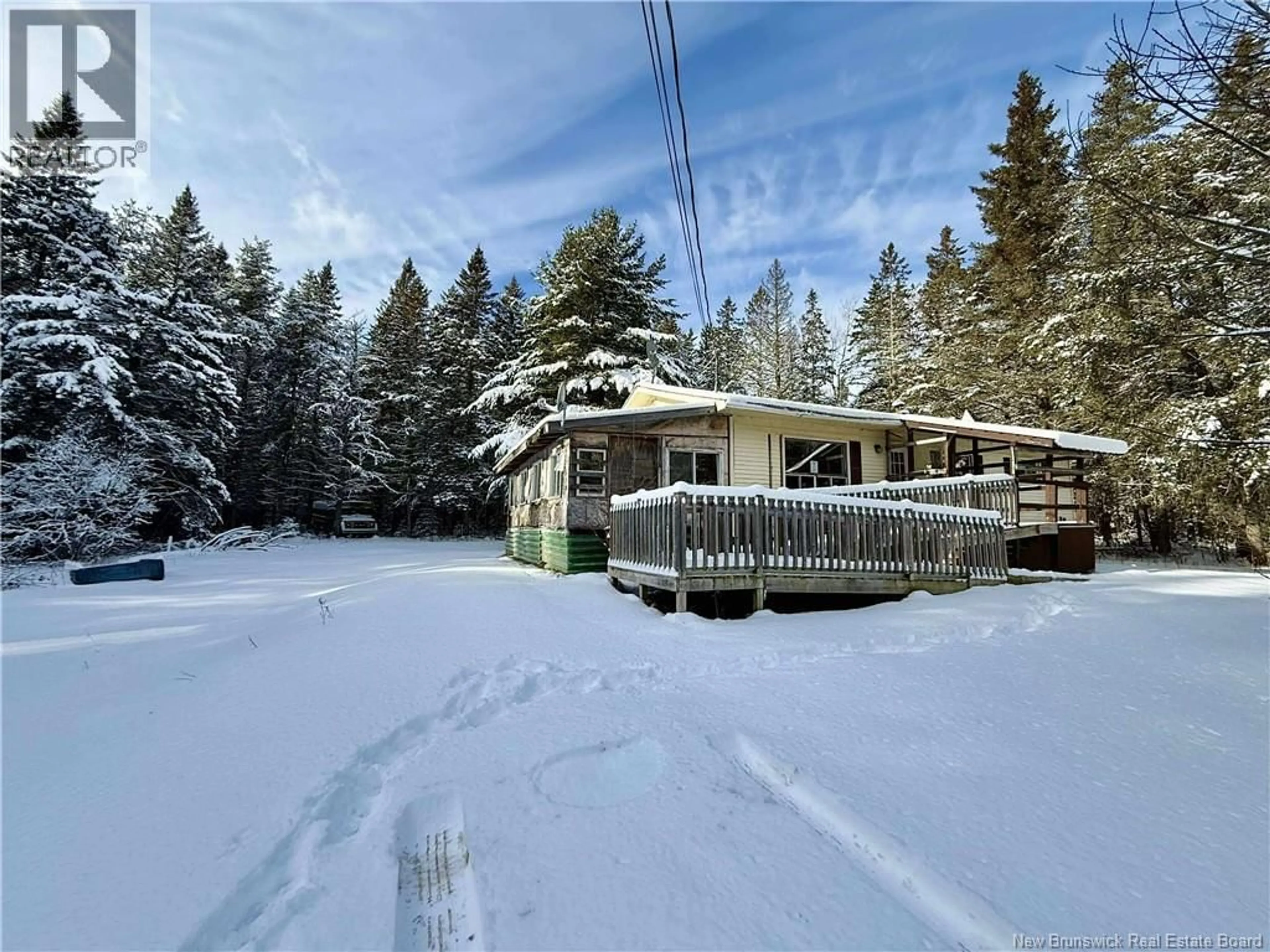 A pic from outside/outdoor area/front of a property/back of a property/a pic from drone, unknown for 148 PLEASANT VALE ROAD, Elgin New Brunswick E4Z3E6