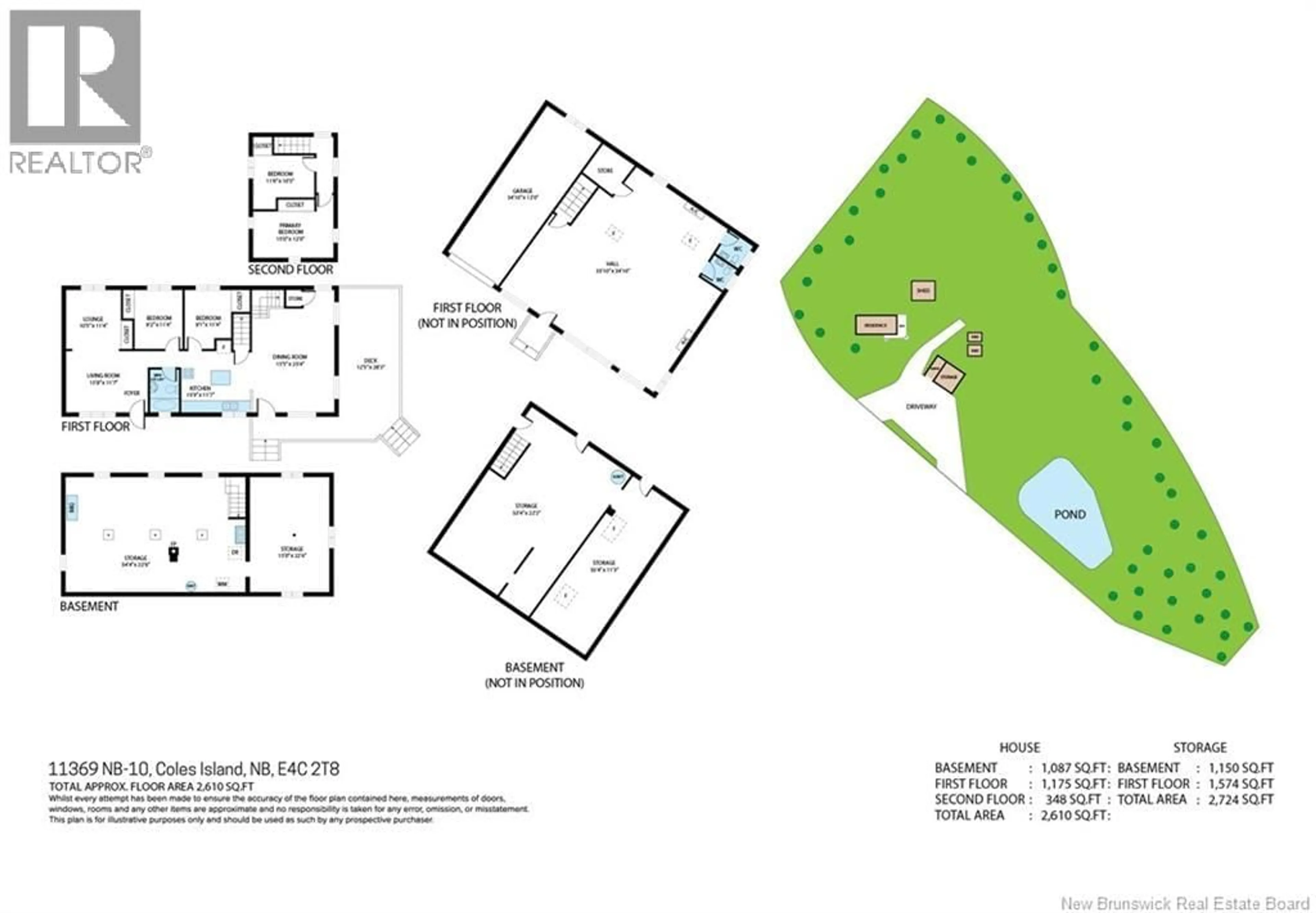 Floor plan for 11369 ROUTE 10, Coles Island New Brunswick E4C2T8