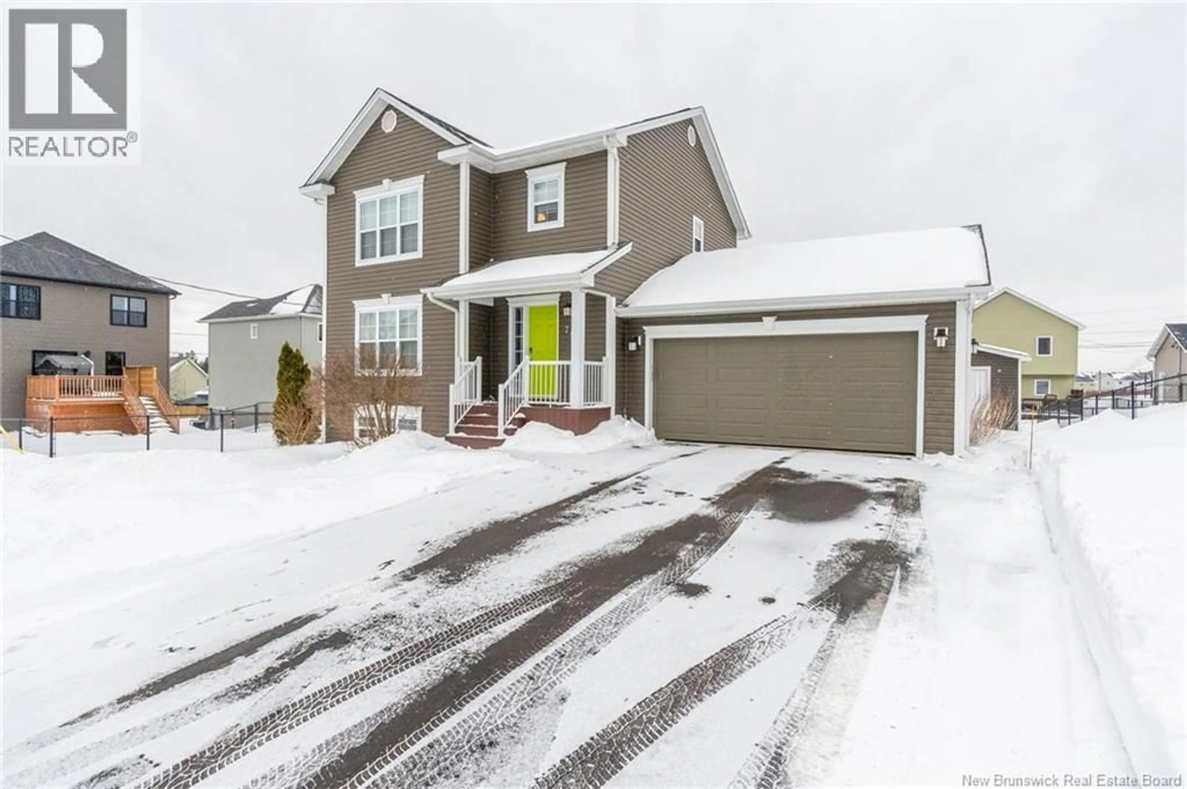 Home with vinyl exterior material, street for 75 ANASTASIA CRESCENT, Moncton New Brunswick E1E0E4