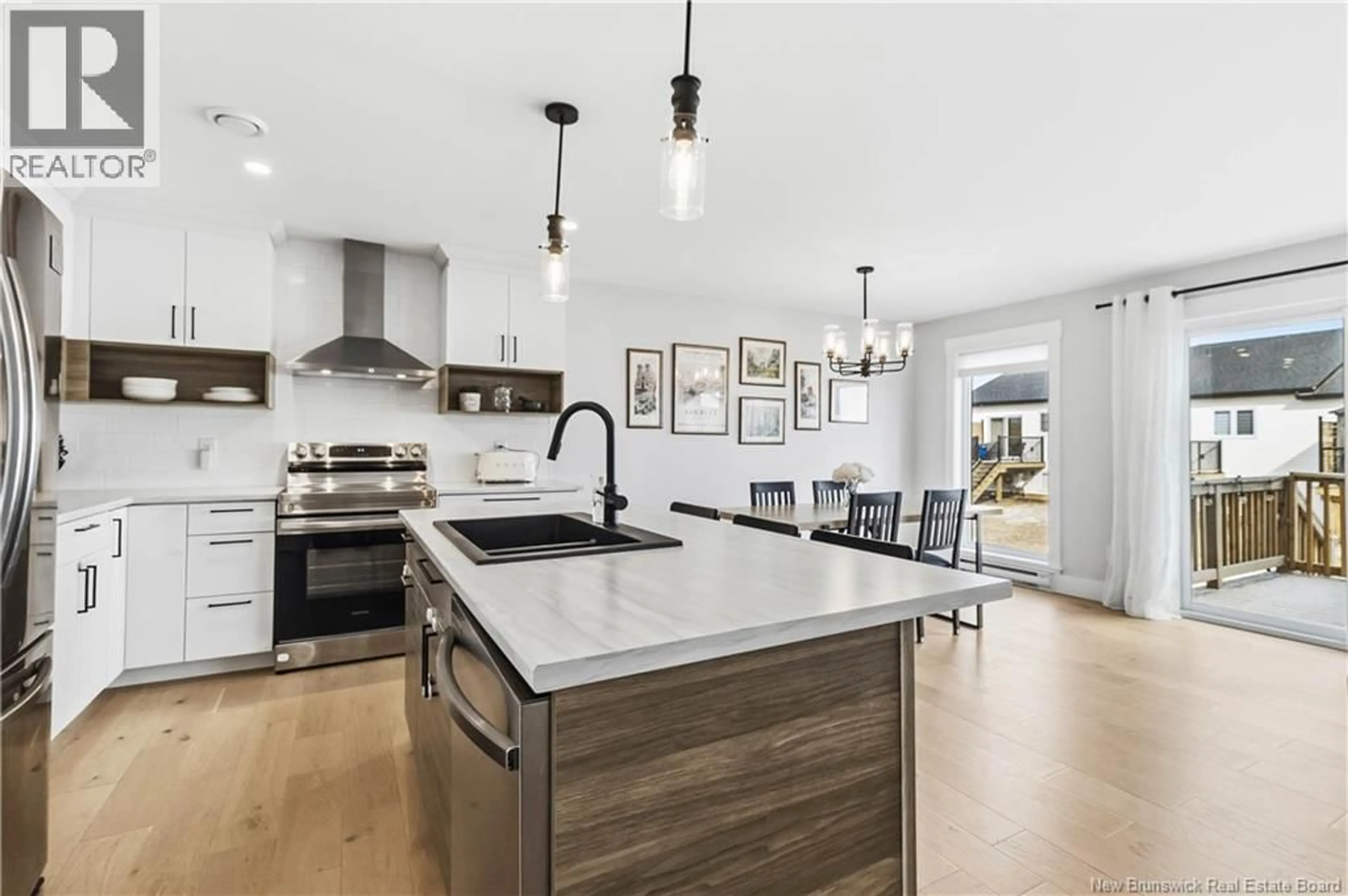 Open concept kitchen, ceramic/tile floor for 209 NORBERT, Dieppe New Brunswick E1A9Y9