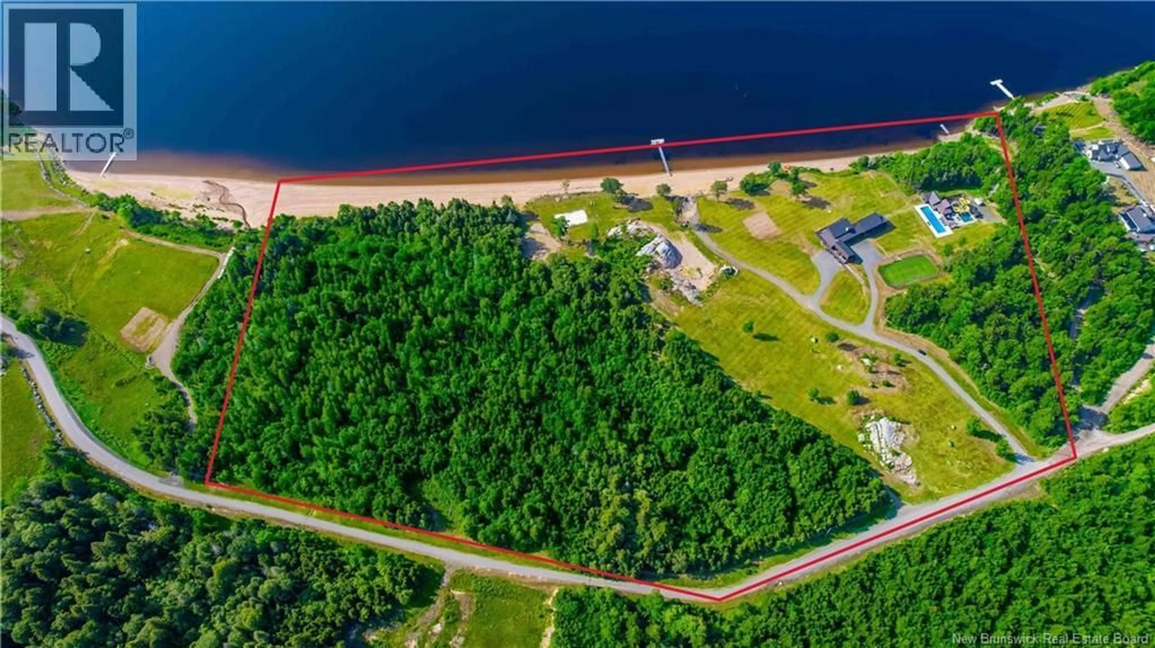 A pic from outside/outdoor area/front of a property/back of a property/a pic from drone, water/lake/river/ocean view for 1191 ROUTE 785, Utopia New Brunswick E5C2L3