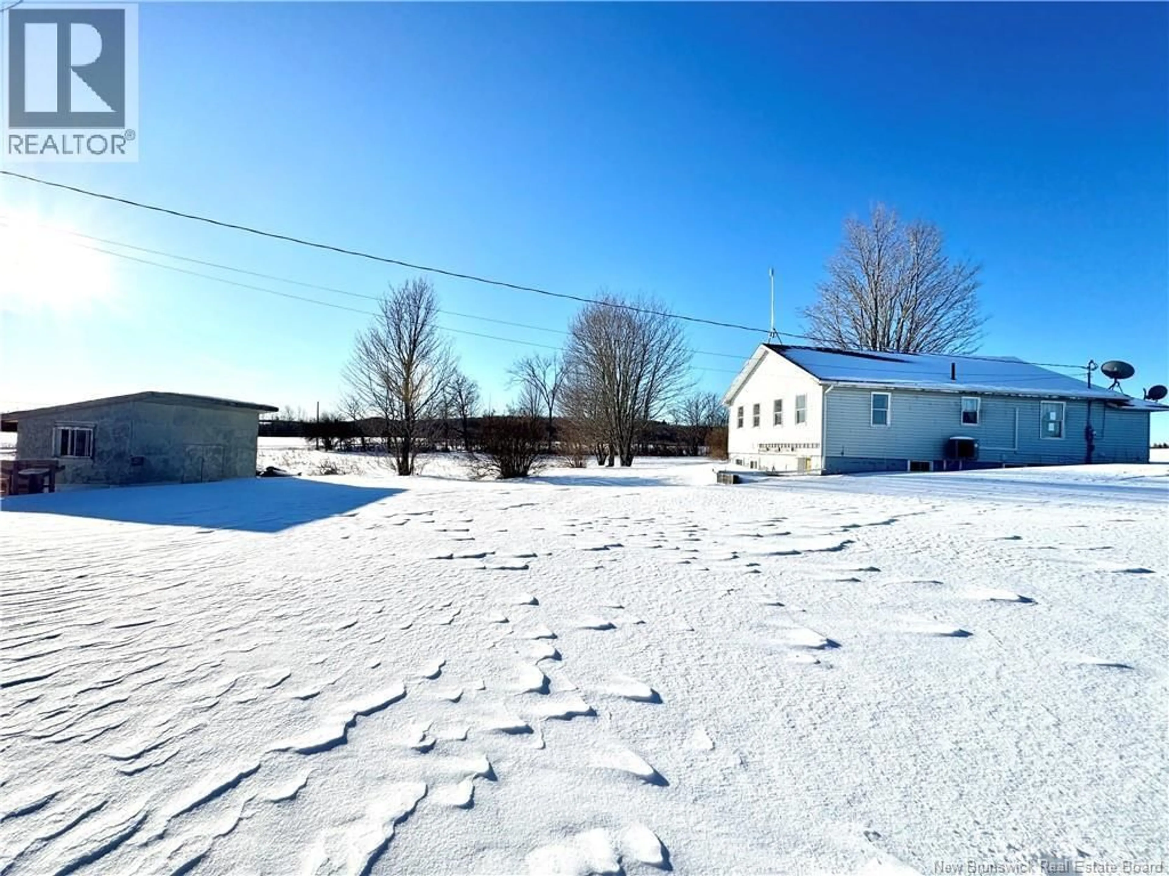 A pic from outside/outdoor area/front of a property/back of a property/a pic from drone, street for 279 WESTON SETTLEMENT ROAD, Belleville New Brunswick E7M6B7