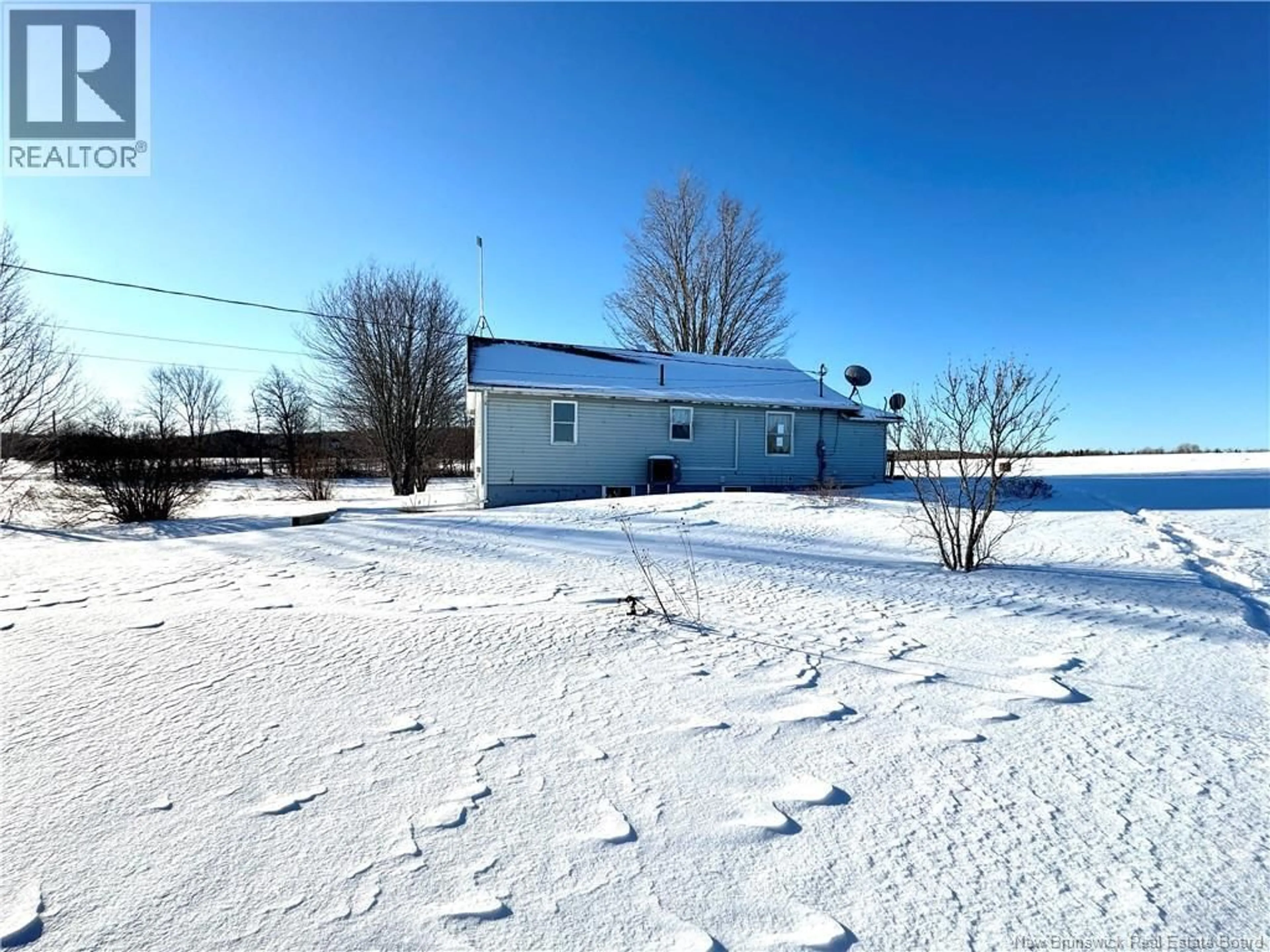 A pic from outside/outdoor area/front of a property/back of a property/a pic from drone, water/lake/river/ocean view for 279 WESTON SETTLEMENT ROAD, Belleville New Brunswick E7M6B7