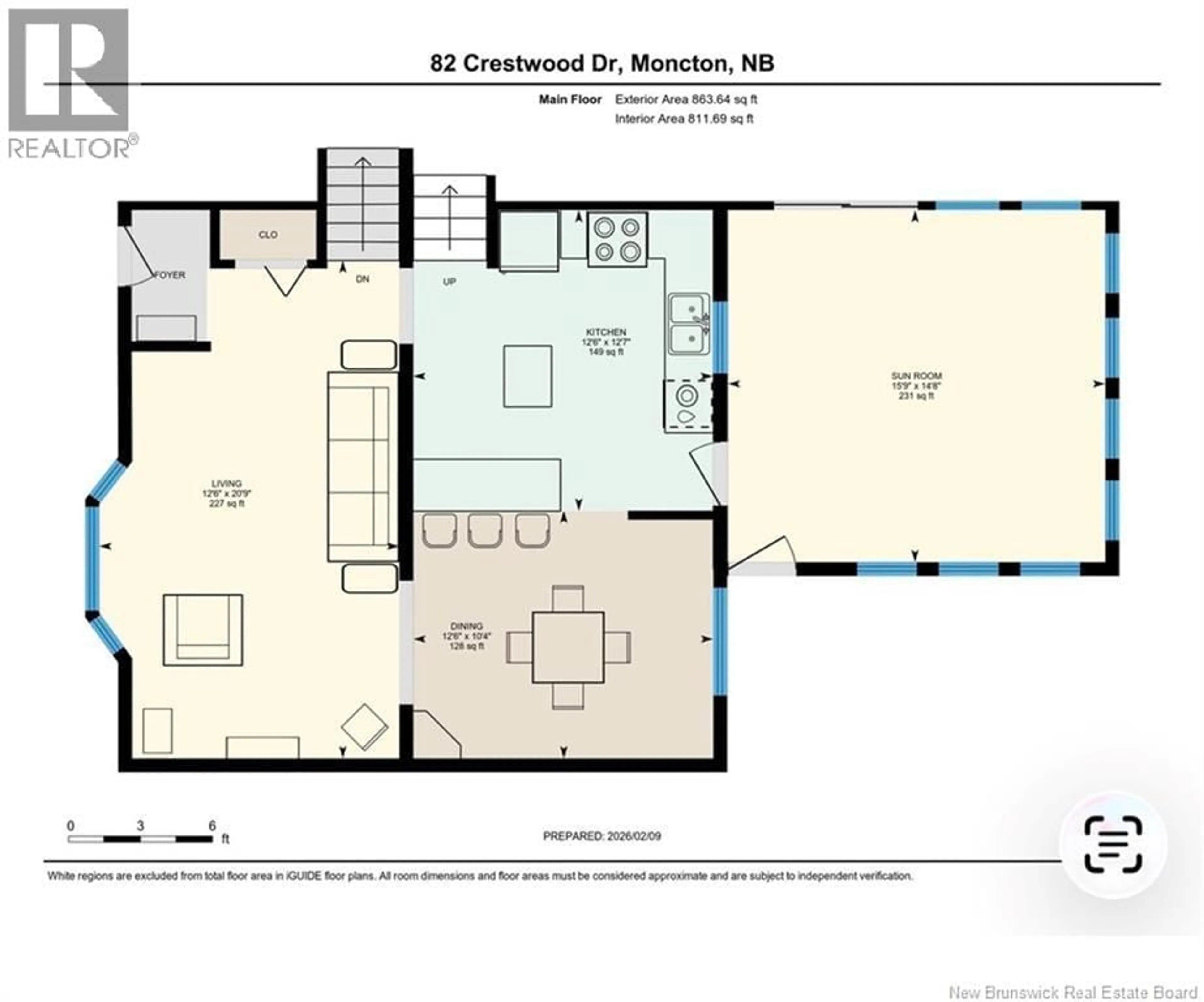 Floor plan for 82 CRESTWOOD DRIVE, Moncton New Brunswick E1C9E4
