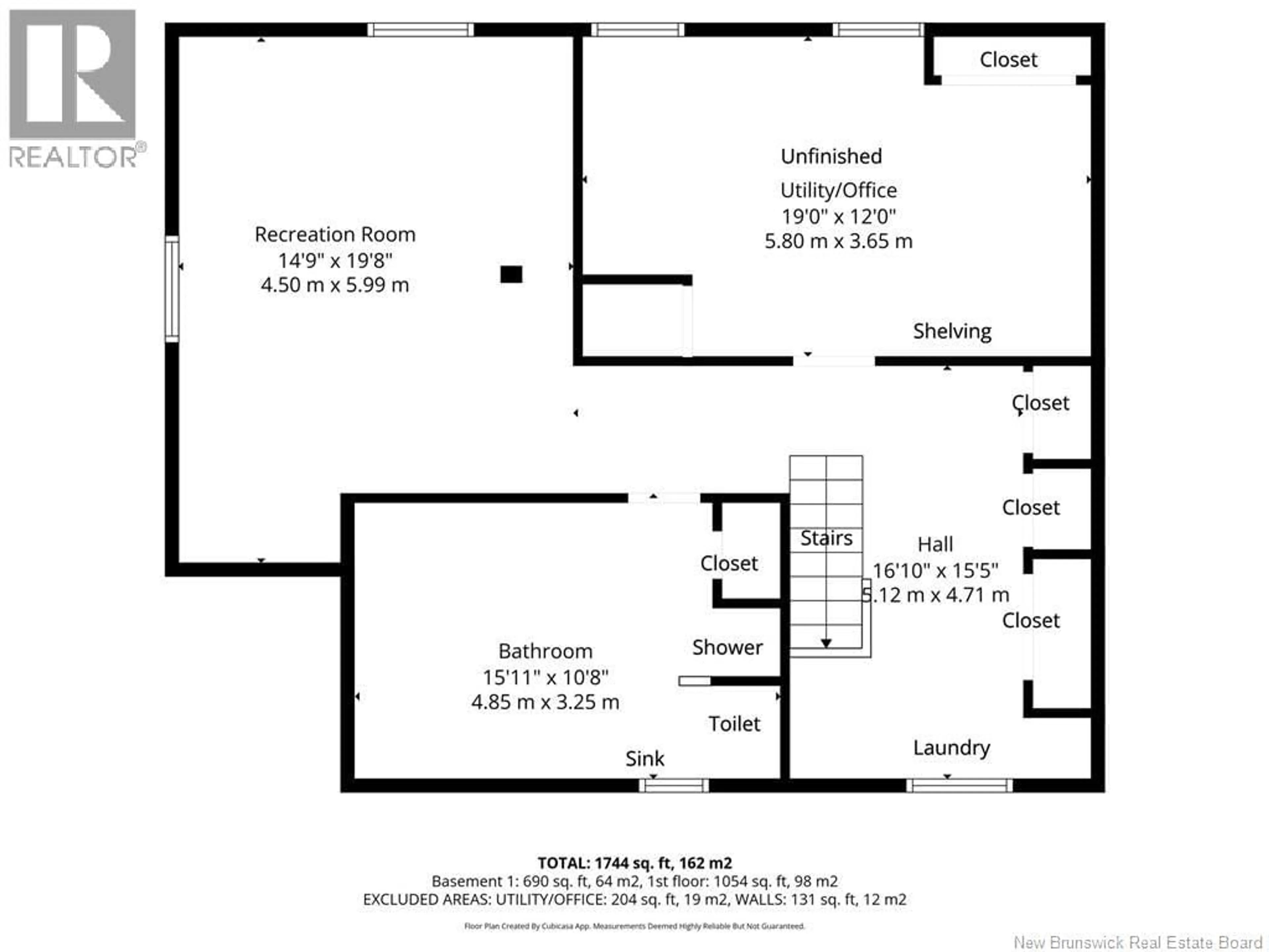 Floor plan for 5 WELLINGTON STREET, Campbellton New Brunswick E3N1G1