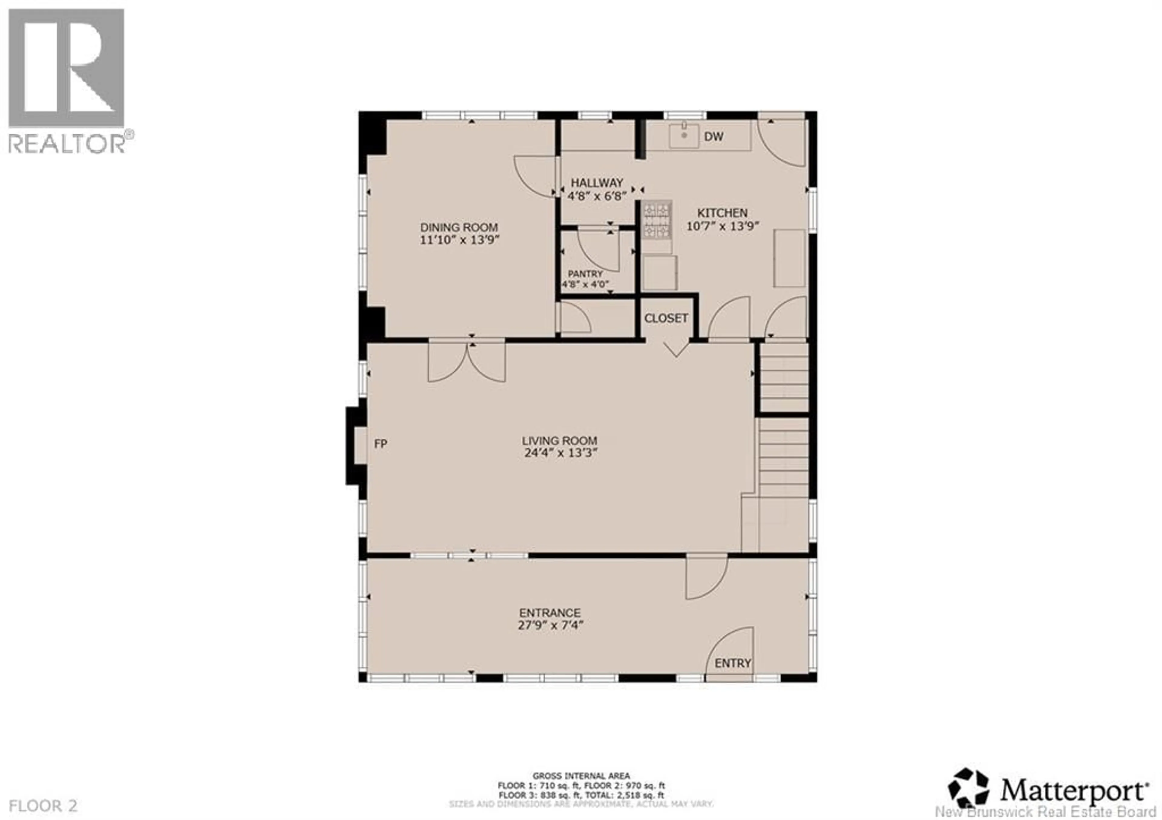 Floor plan for 272 WELDON STREET, Moncton New Brunswick E1C3X1