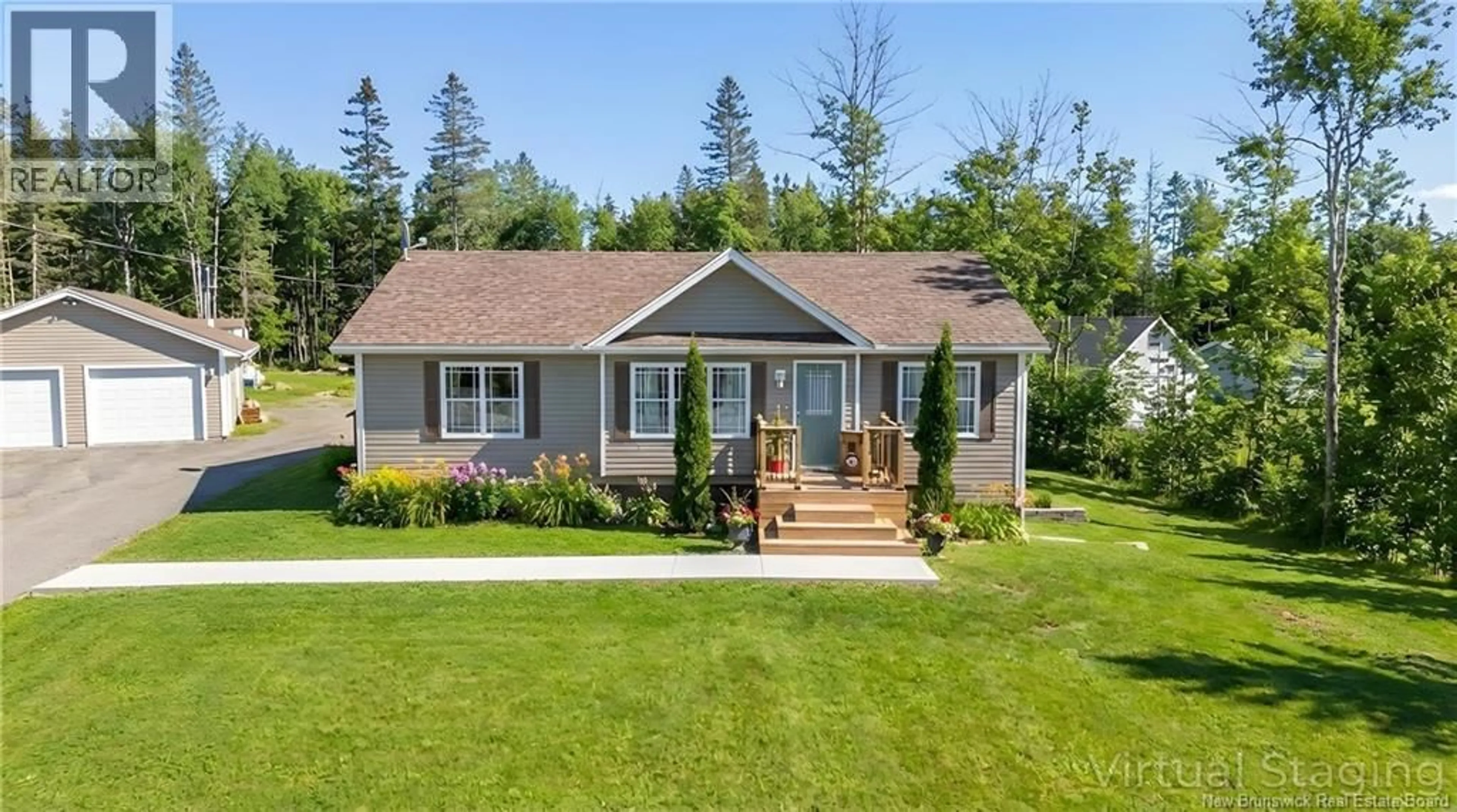 Home with vinyl exterior material, street for 40 BRETT JONATHON DRIVE, Rusagonis New Brunswick E3B0S4