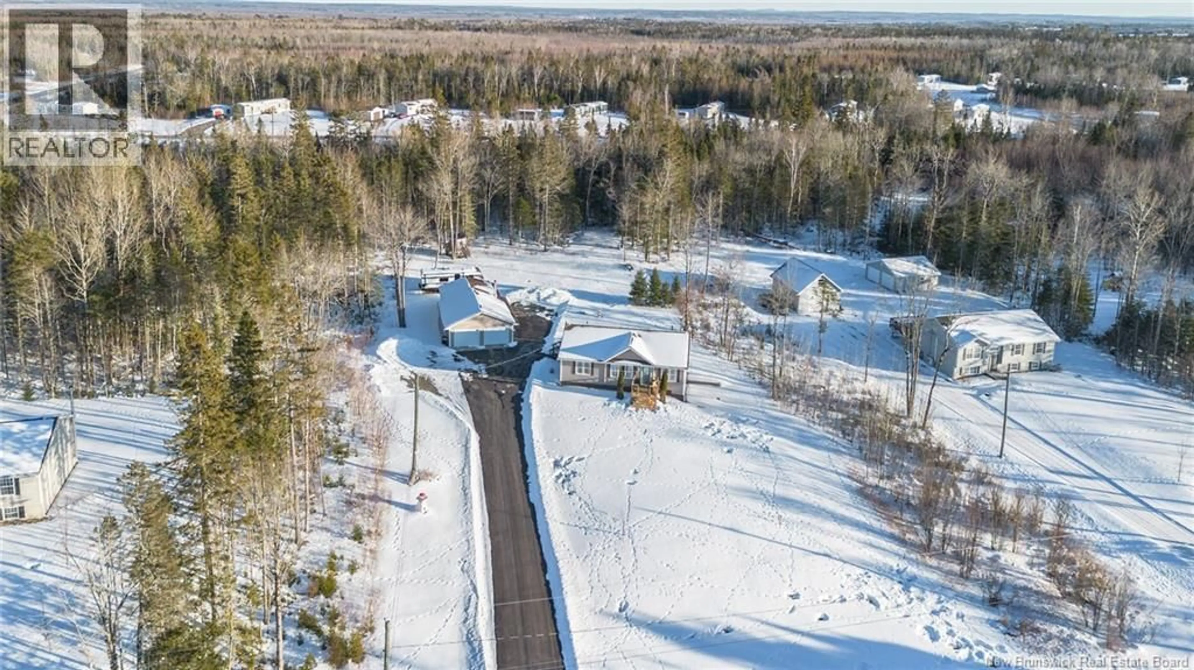 A pic from outside/outdoor area/front of a property/back of a property/a pic from drone, unknown for 40 BRETT JONATHON DRIVE, Rusagonis New Brunswick E3B0S4