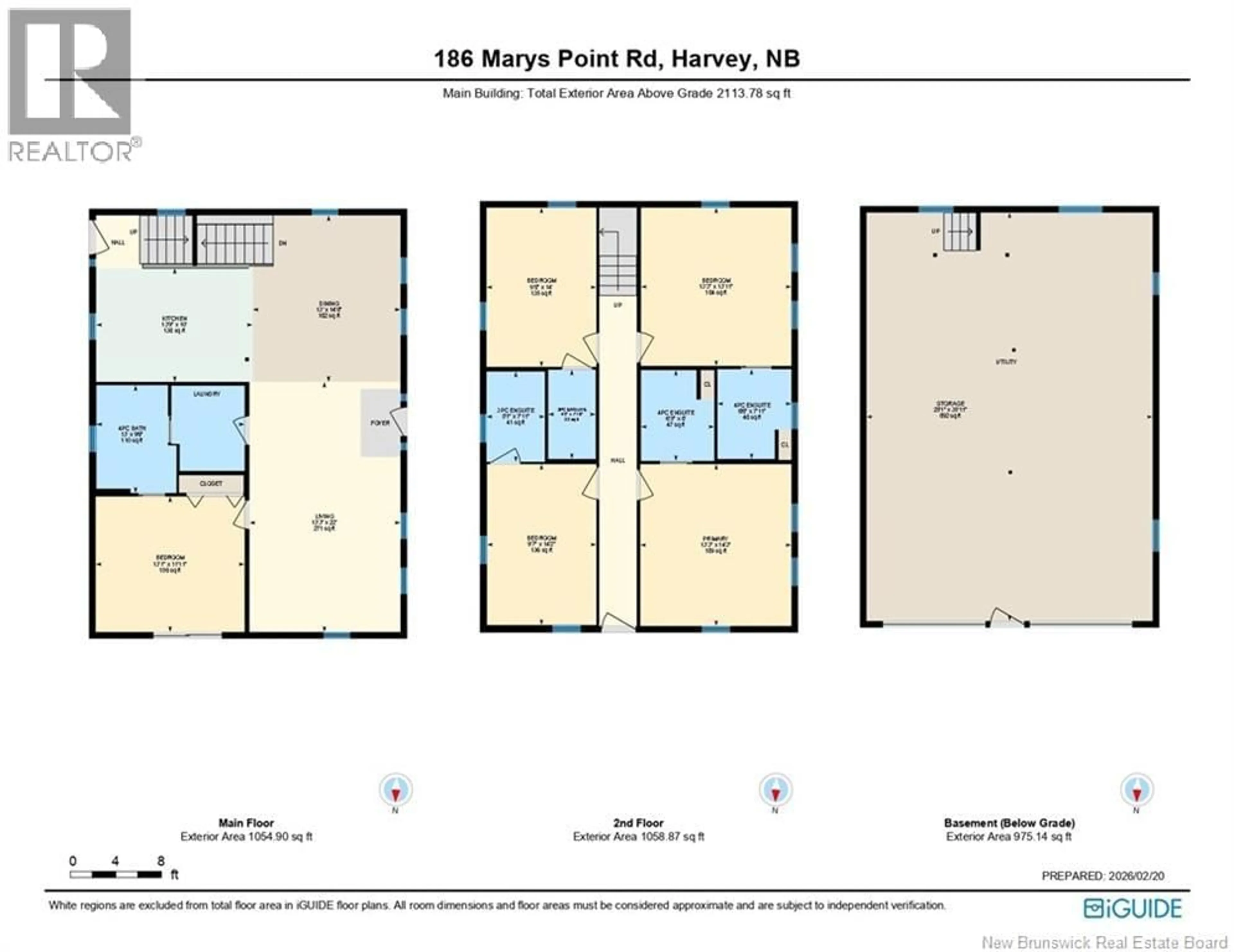 Floor plan for 186 MARY'S POINT ROAD, Harvey Bank New Brunswick E4H2N2