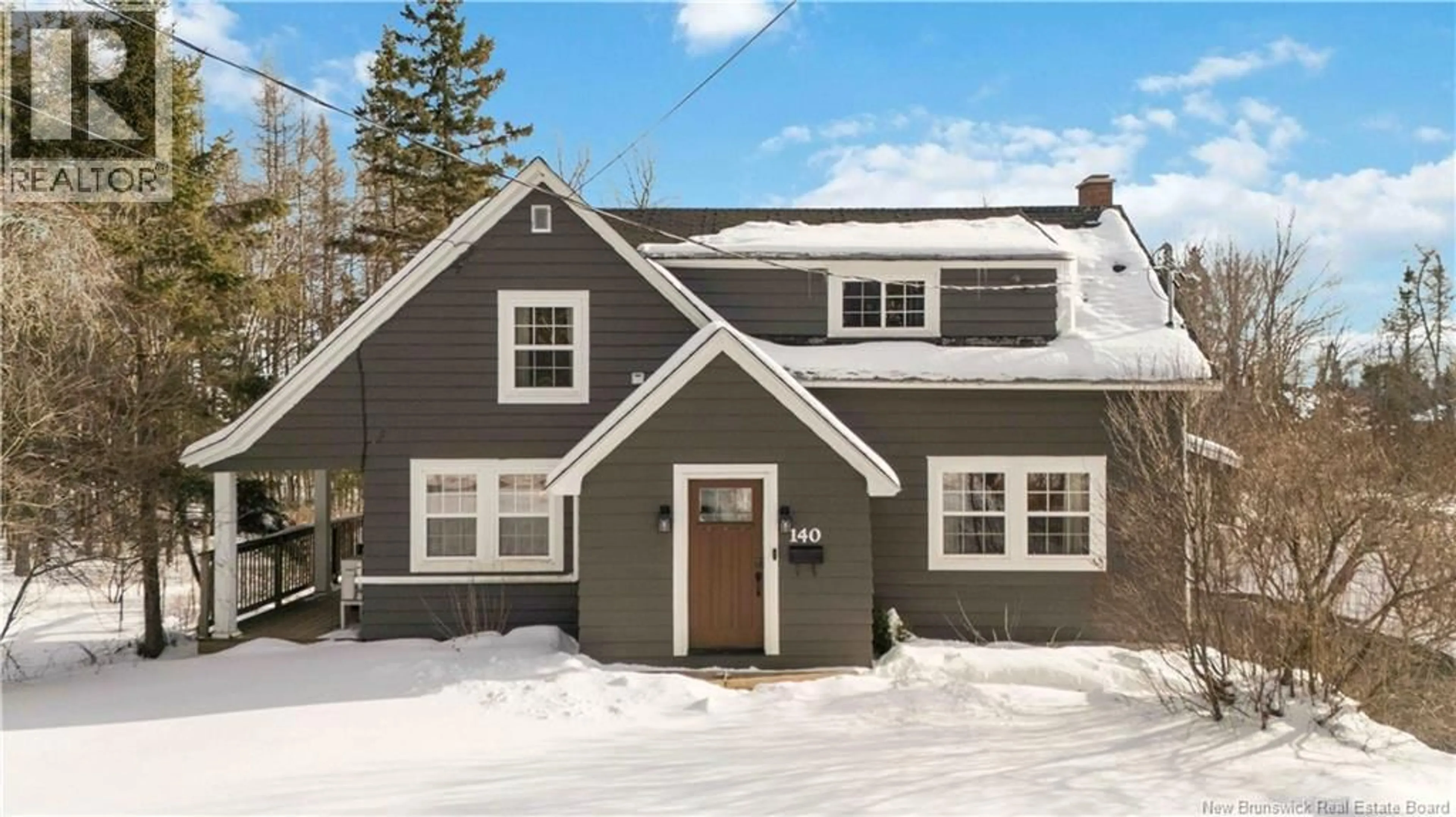 Home with vinyl exterior material, street for 140 BRANCH STREET, Moncton New Brunswick E1A4Y1