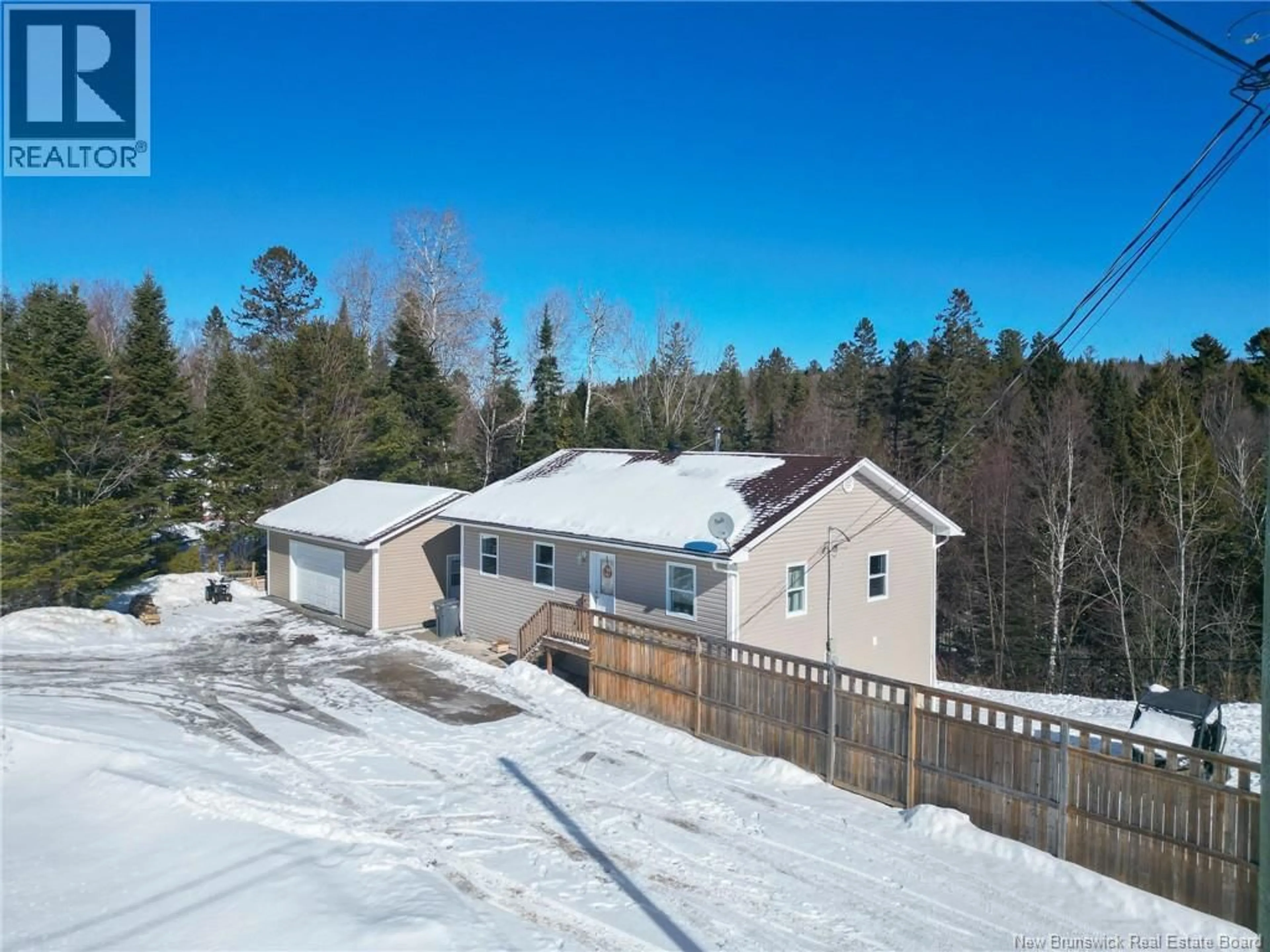 A pic from outside/outdoor area/front of a property/back of a property/a pic from drone, street for 1458 ROUTE 620, Estey's Bridge New Brunswick E3G6K7