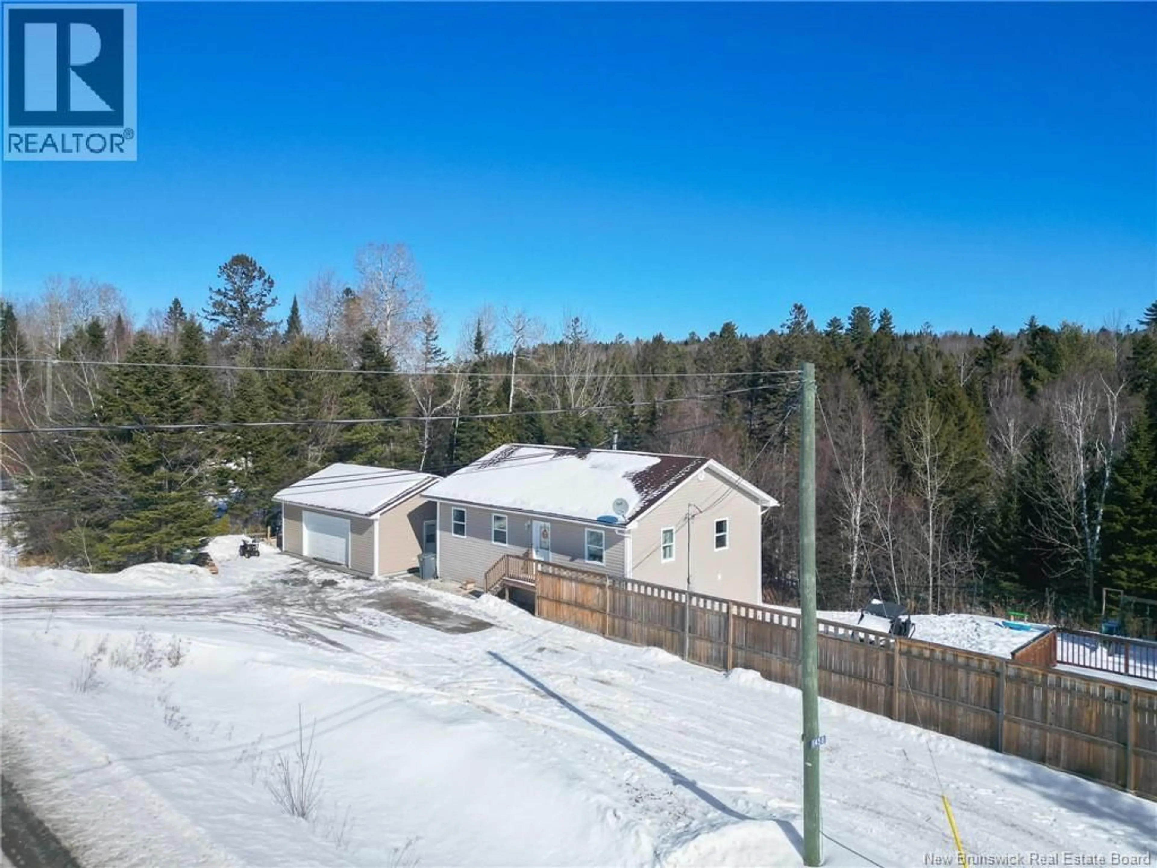 A pic from outside/outdoor area/front of a property/back of a property/a pic from drone, unknown for 1458 ROUTE 620, Estey's Bridge New Brunswick E3G6K7